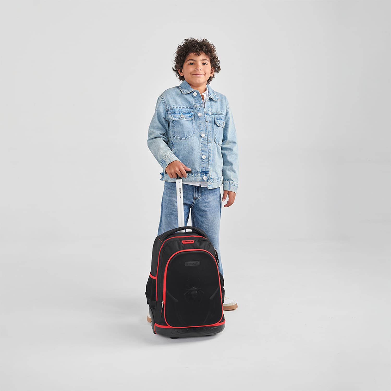 Mochila con Ruedas Miles Morales Negro para Niño - Diversión y Seguridad - vista 2