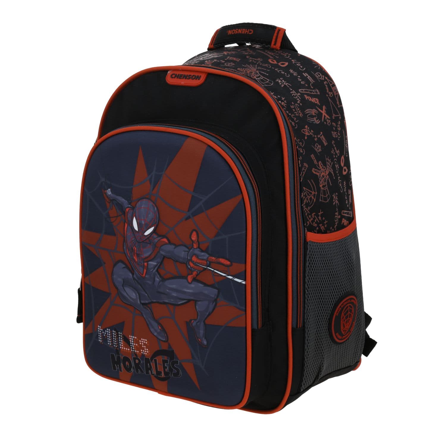 Mochila escolar para niño Miles Morales by Chenson color negro duradera 2