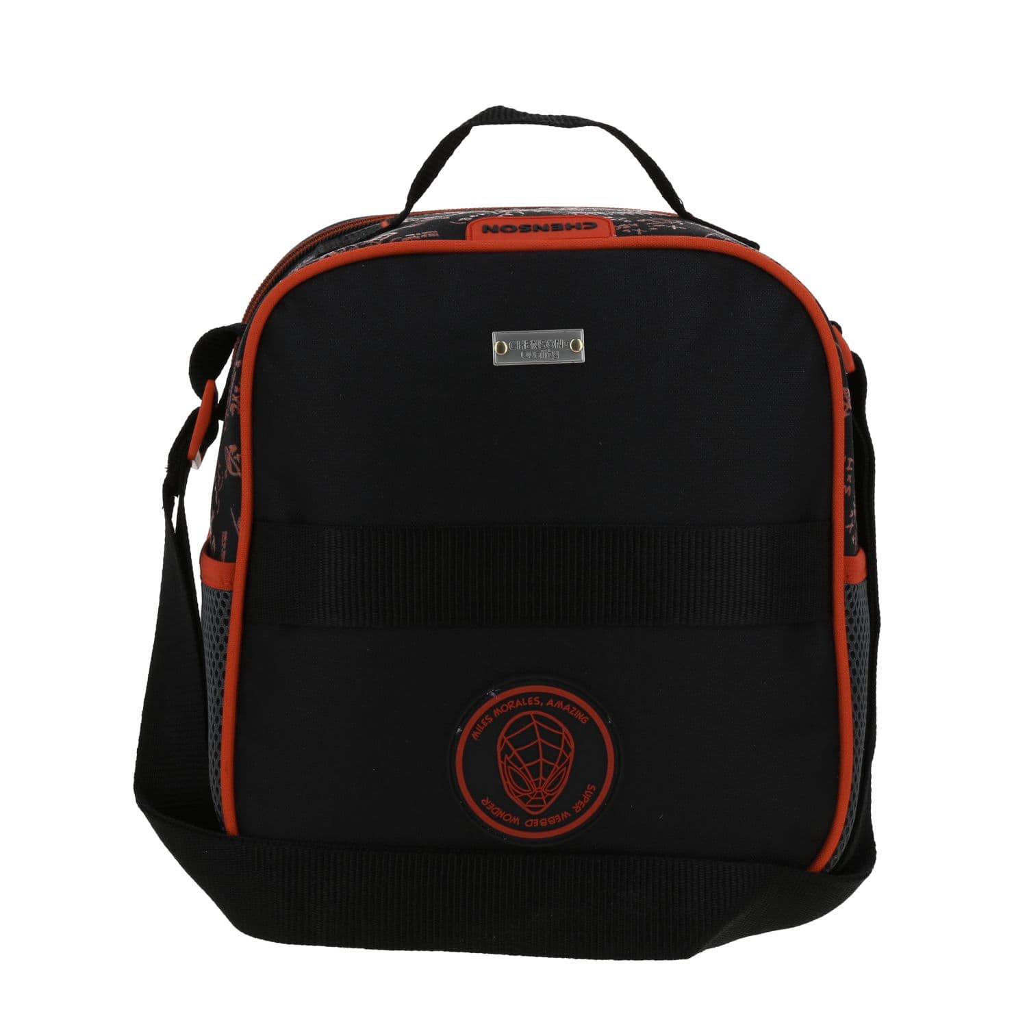 Lonchera escolar para niño Miles Morales by Chenson color negro térmica 4