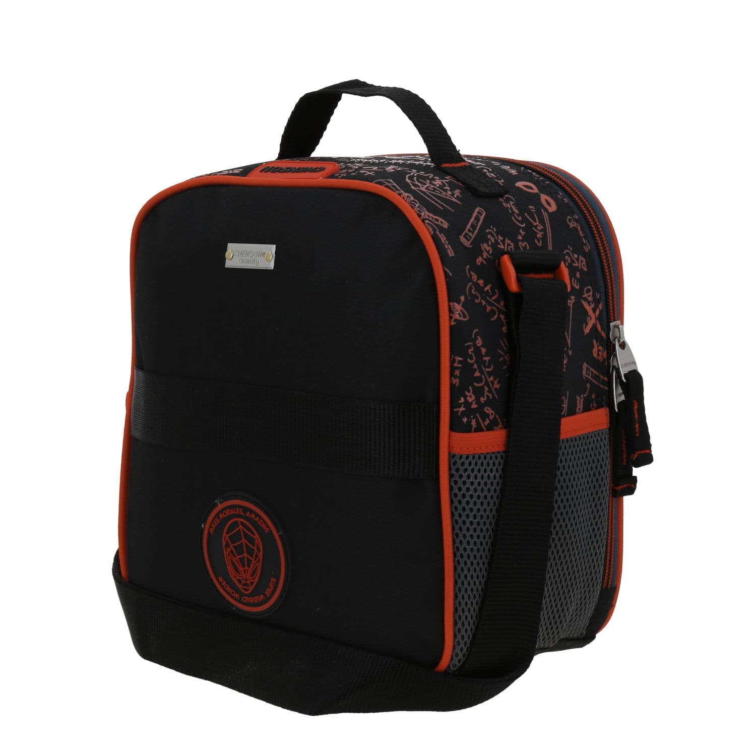 Lonchera escolar para niño Miles Morales by Chenson color negro térmica 5