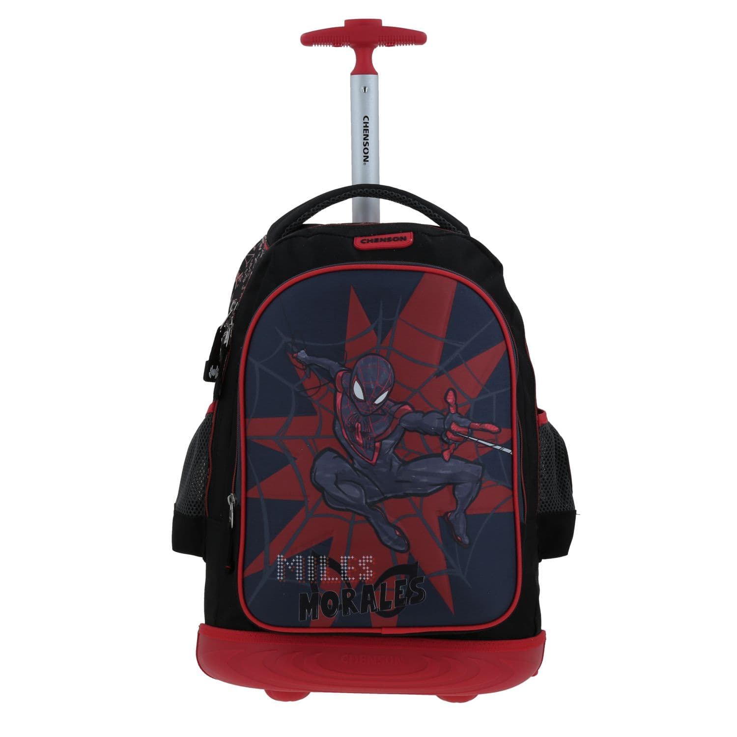 Mochila con Ruedas Miles Morales Negro para Niño - Diversión y Durabilidad