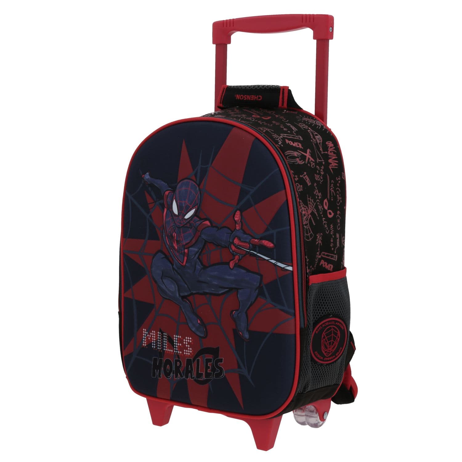 Mochila con Ruedas Miles Morales Negra para Niño - Diversión y Durabilidad 2