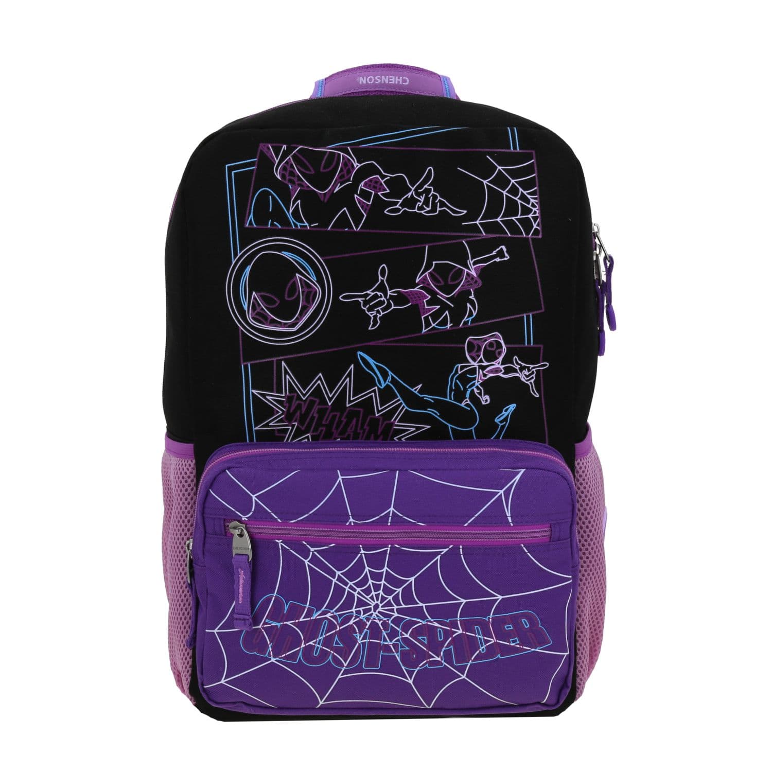 Mochila escolar para niña Miles Morales by Chenson color negro - Duradera y divertida