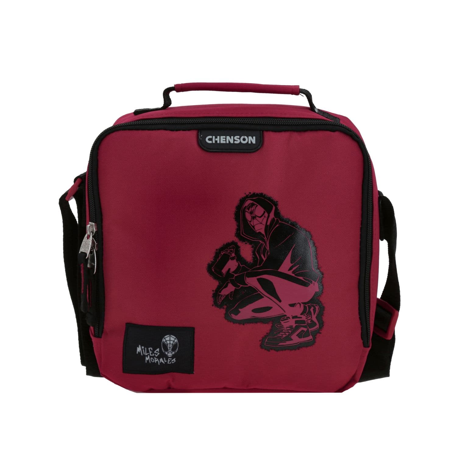 Lonchera escolar térmica Miles Morales Magenta para niño - Divertida y duradera