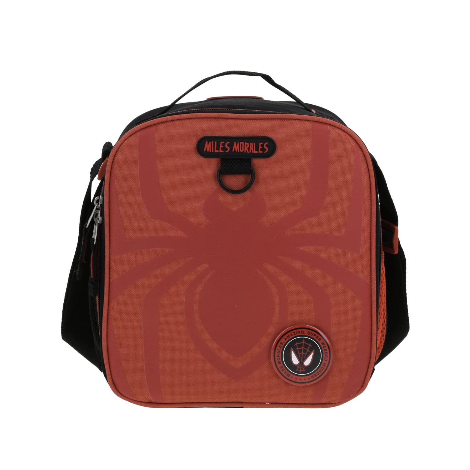 Lonchera escolar térmica Miles Morales by Chenson negra para niño