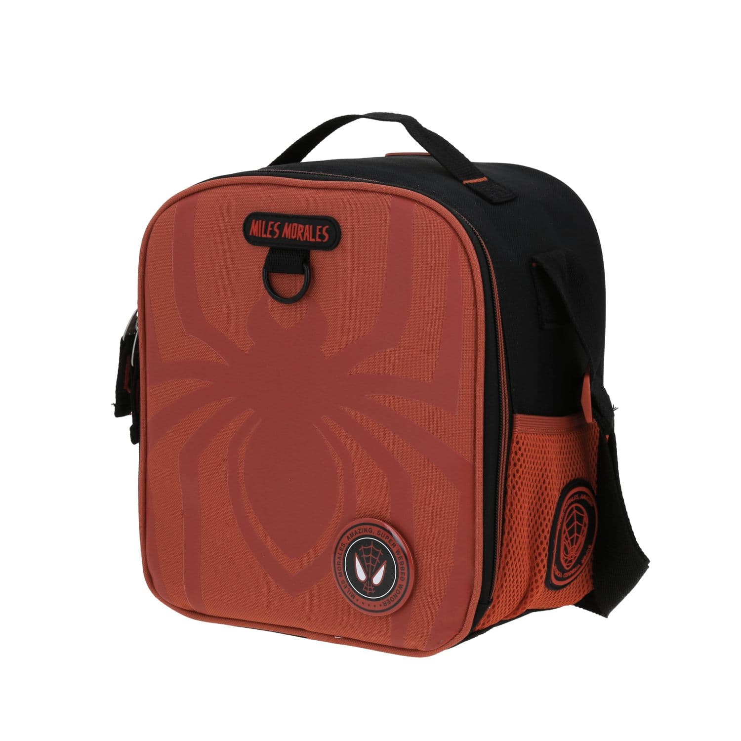 Lonchera escolar térmica Miles Morales by Chenson negra para niño 2
