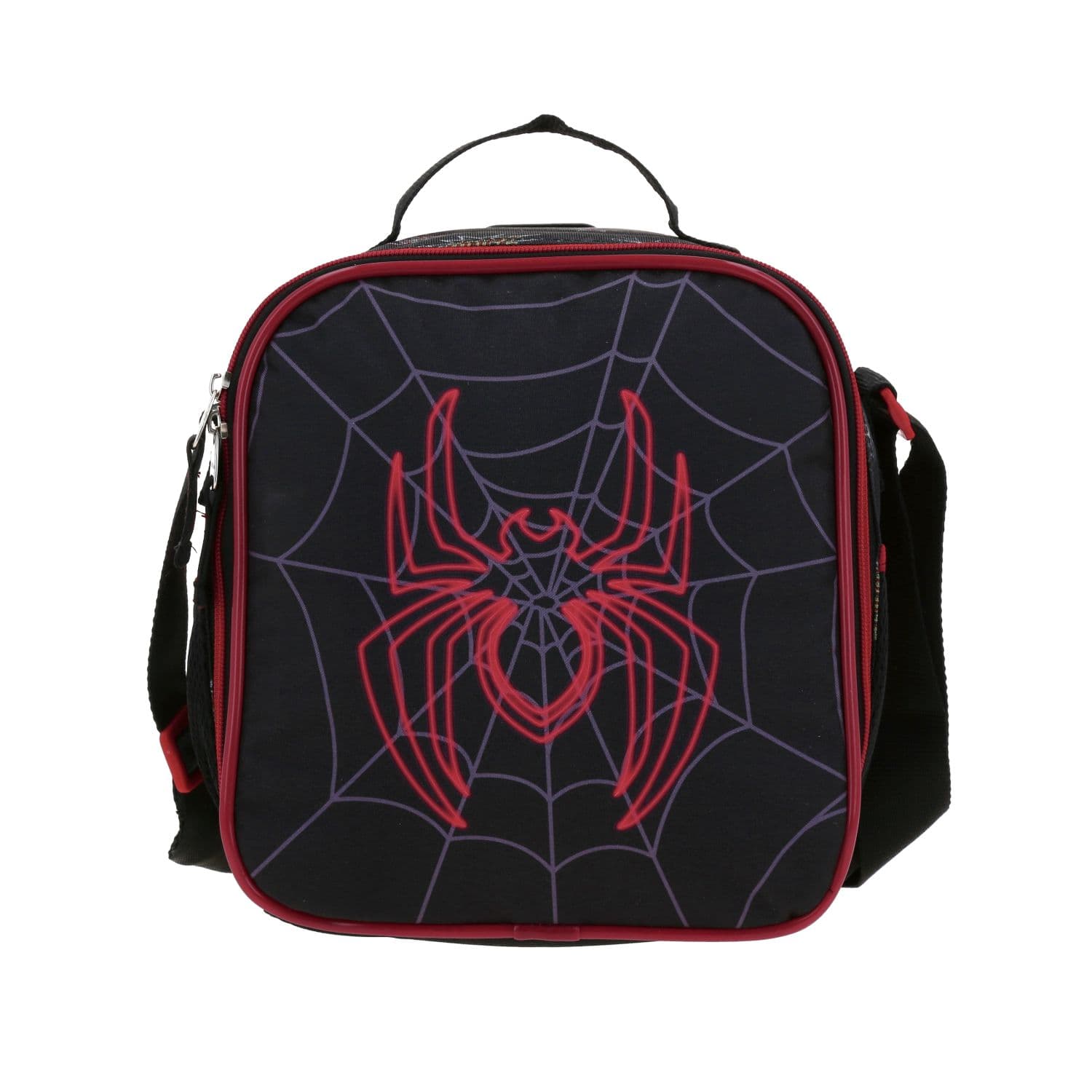 Lonchera escolar térmica Miles Morales by Chenson color negro para niño