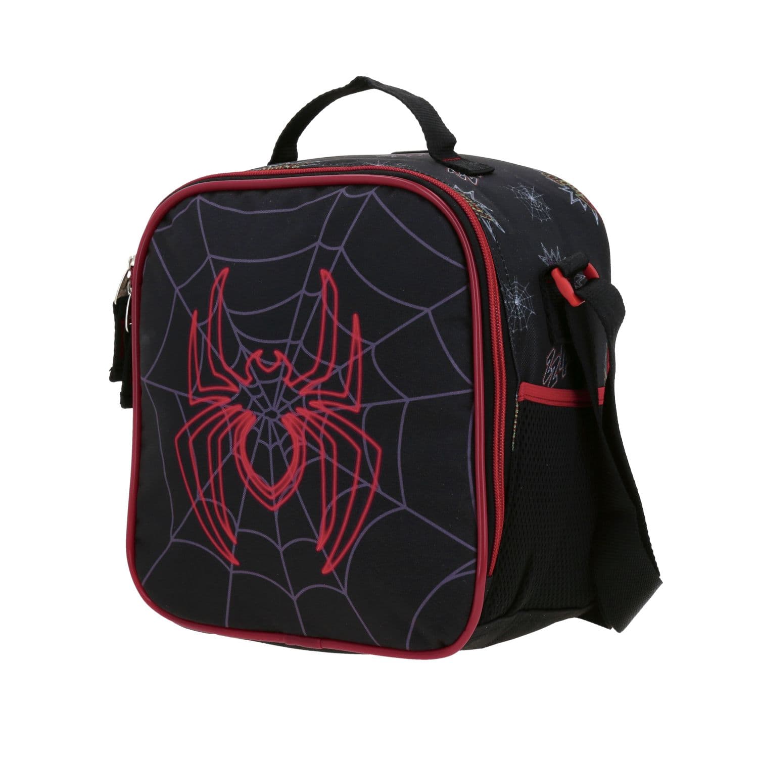 Lonchera escolar térmica Miles Morales by Chenson color negro para niño 2