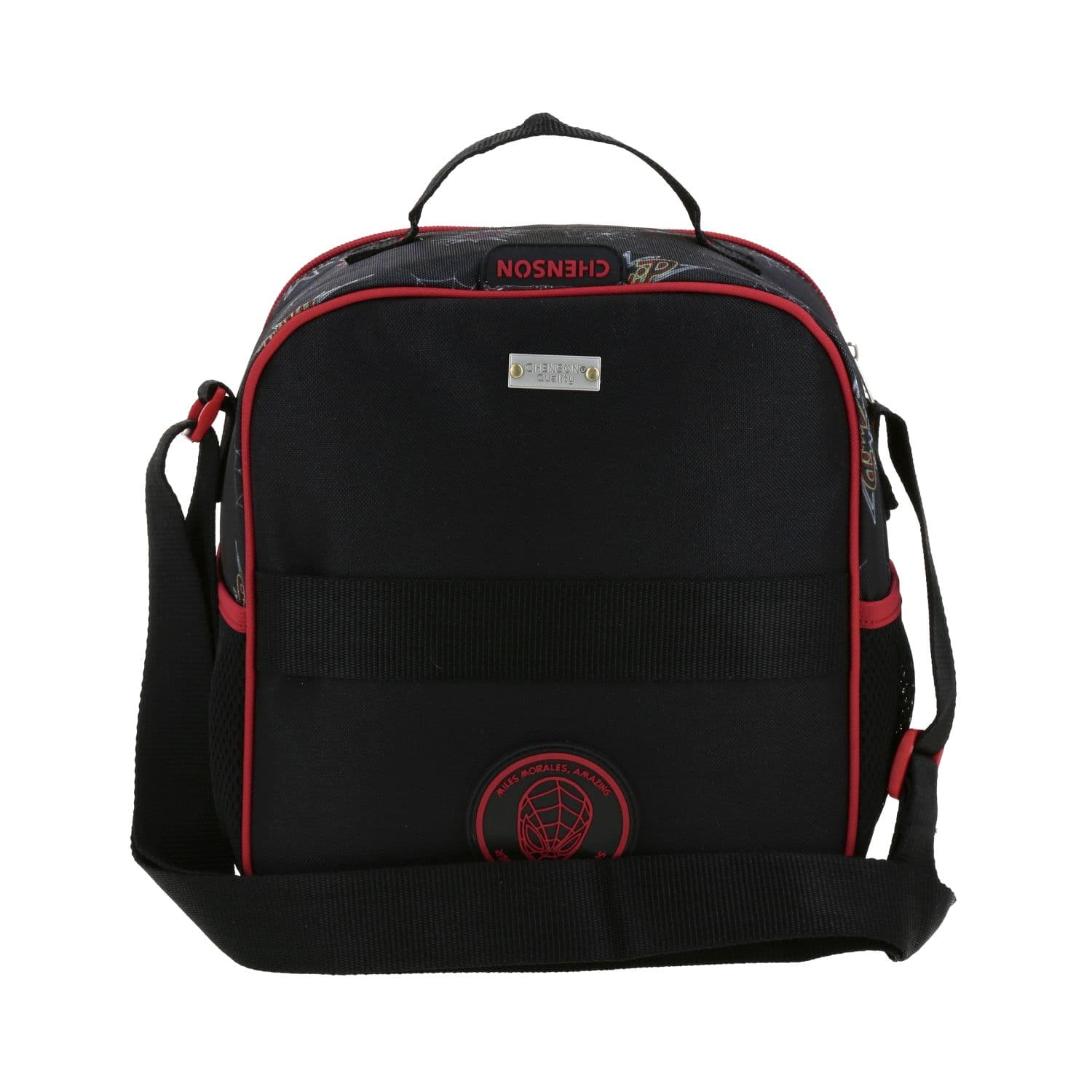 Lonchera escolar térmica Miles Morales by Chenson color negro para niño 4