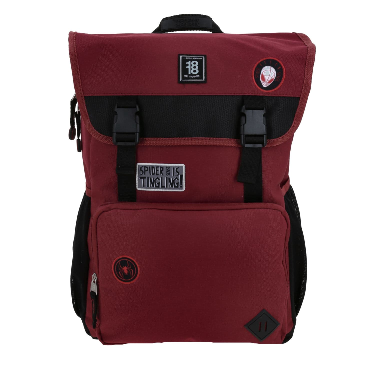 Mochila juvenil para niño Miles Morales by Chenson color rojo divertida