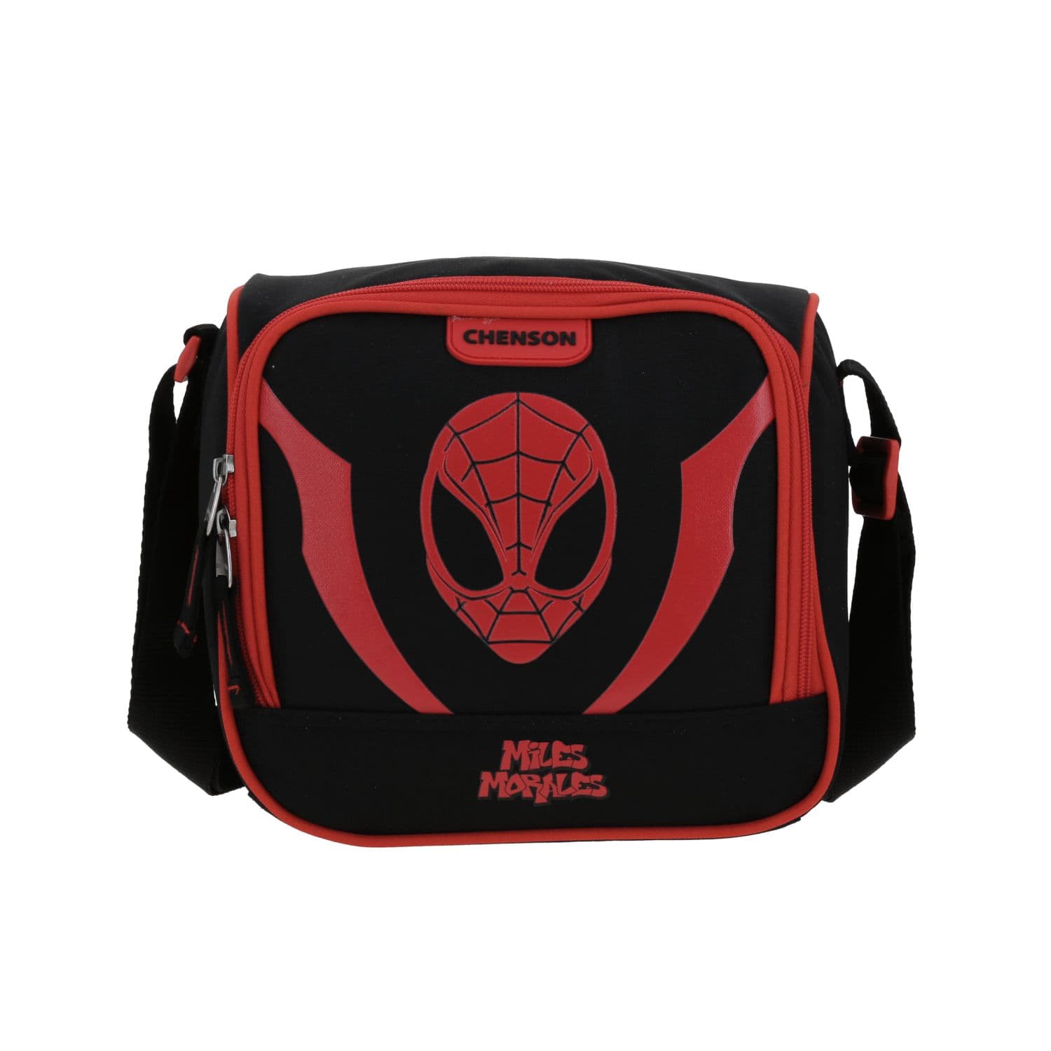 Lonchera escolar térmica Miles Morales by Chenson negra para niño