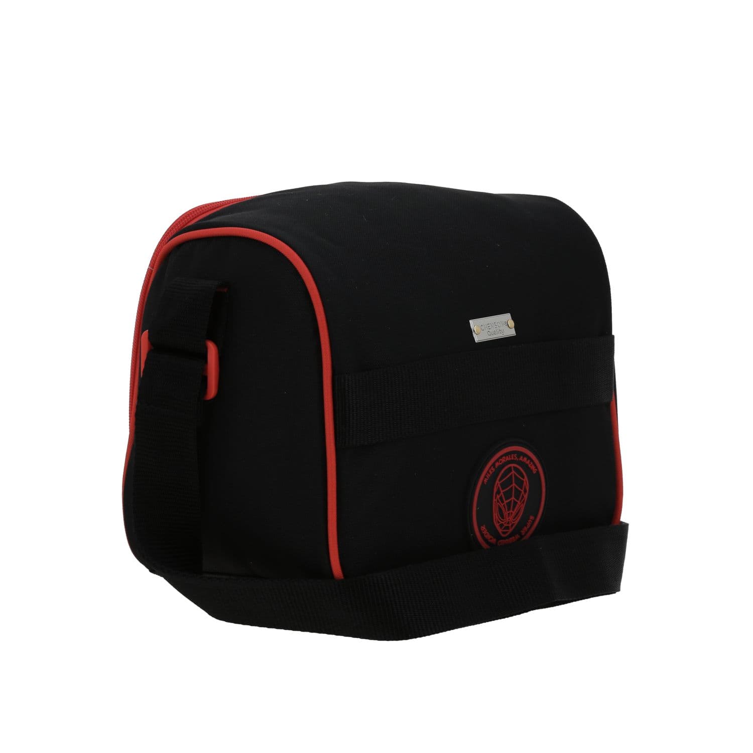 Lonchera escolar térmica Miles Morales by Chenson negra para niño 3