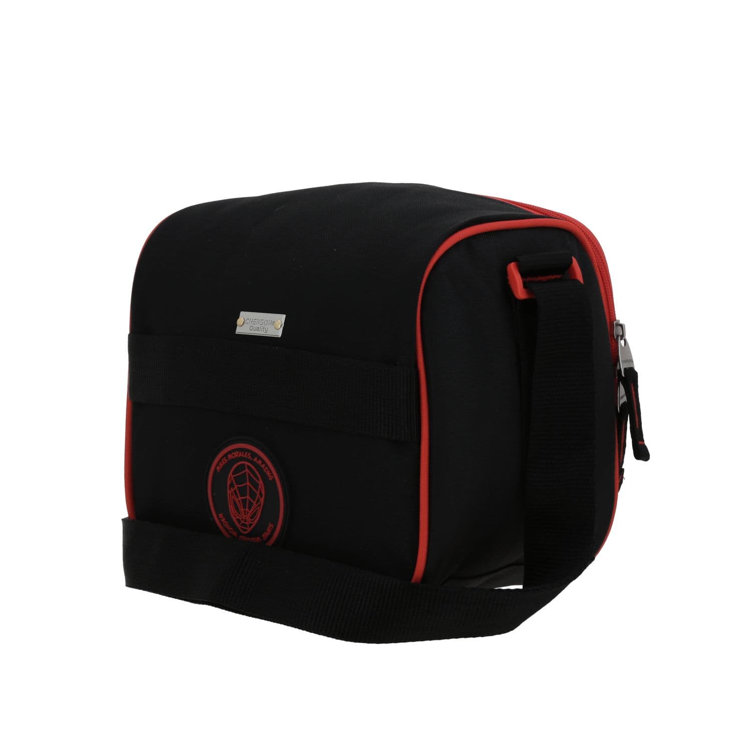 Lonchera escolar térmica Miles Morales by Chenson negra para niño 5