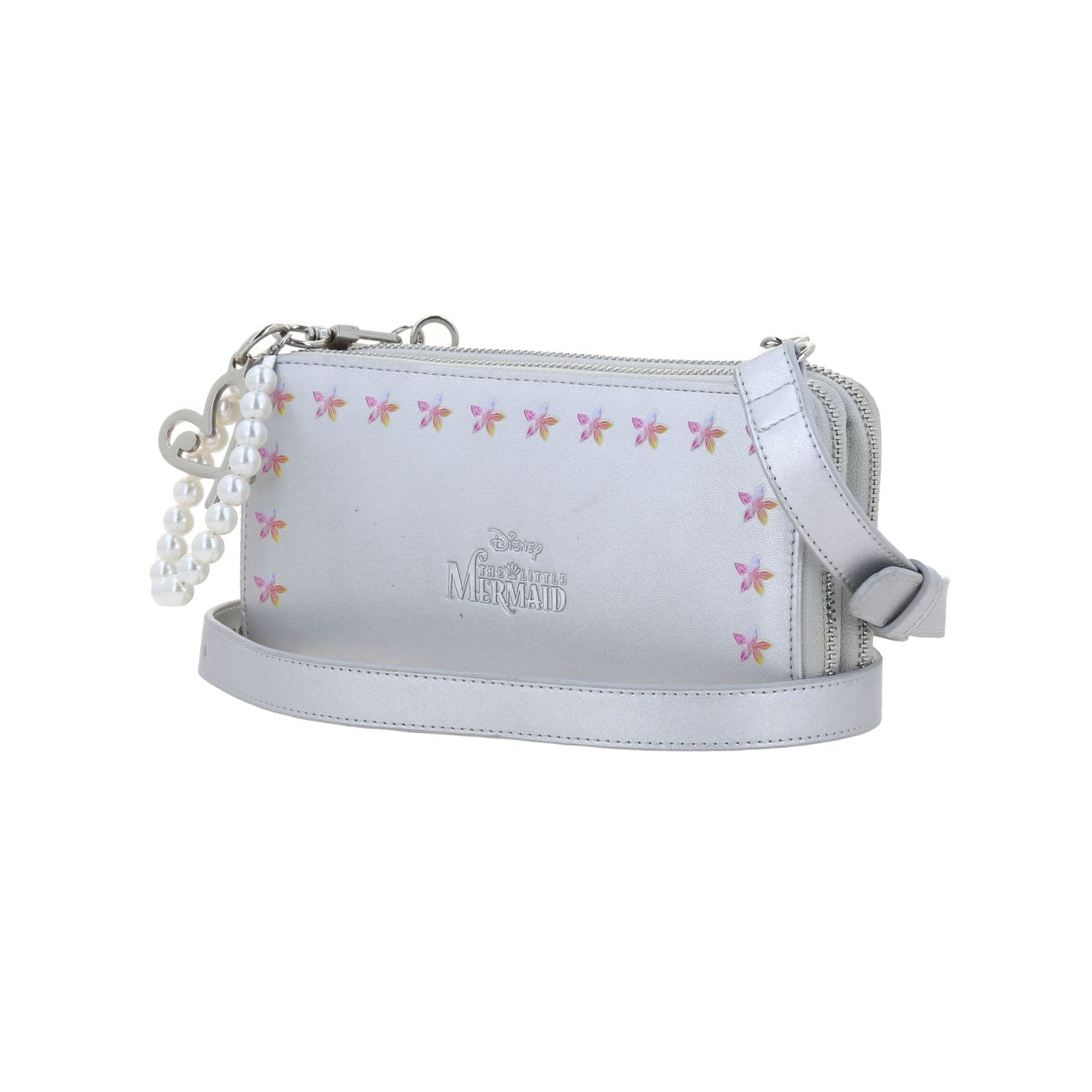 Cartera escolar para niña Princesas by Chenson Plateado Doble Compartimento 2