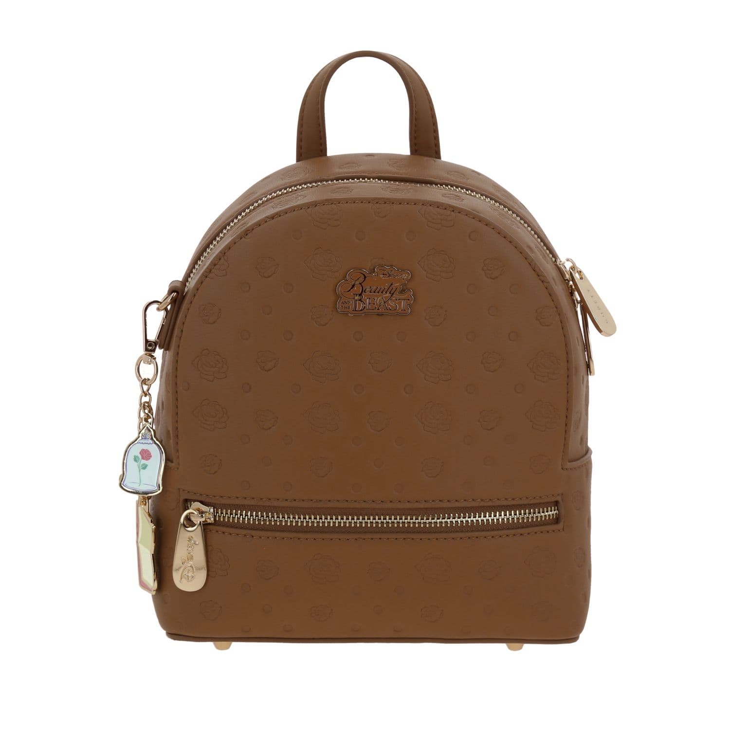 Mochila escolar para niña Princesas by Chenson color café duradera y divertida