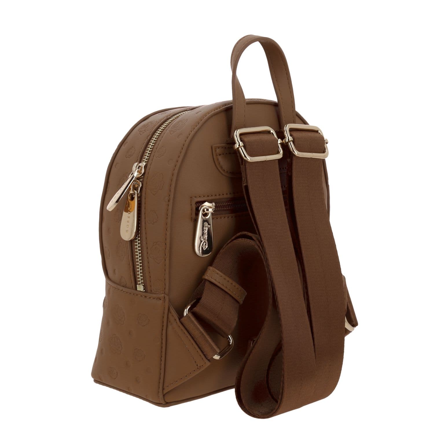 Mochila escolar para niña Princesas by Chenson color café duradera y divertida 3