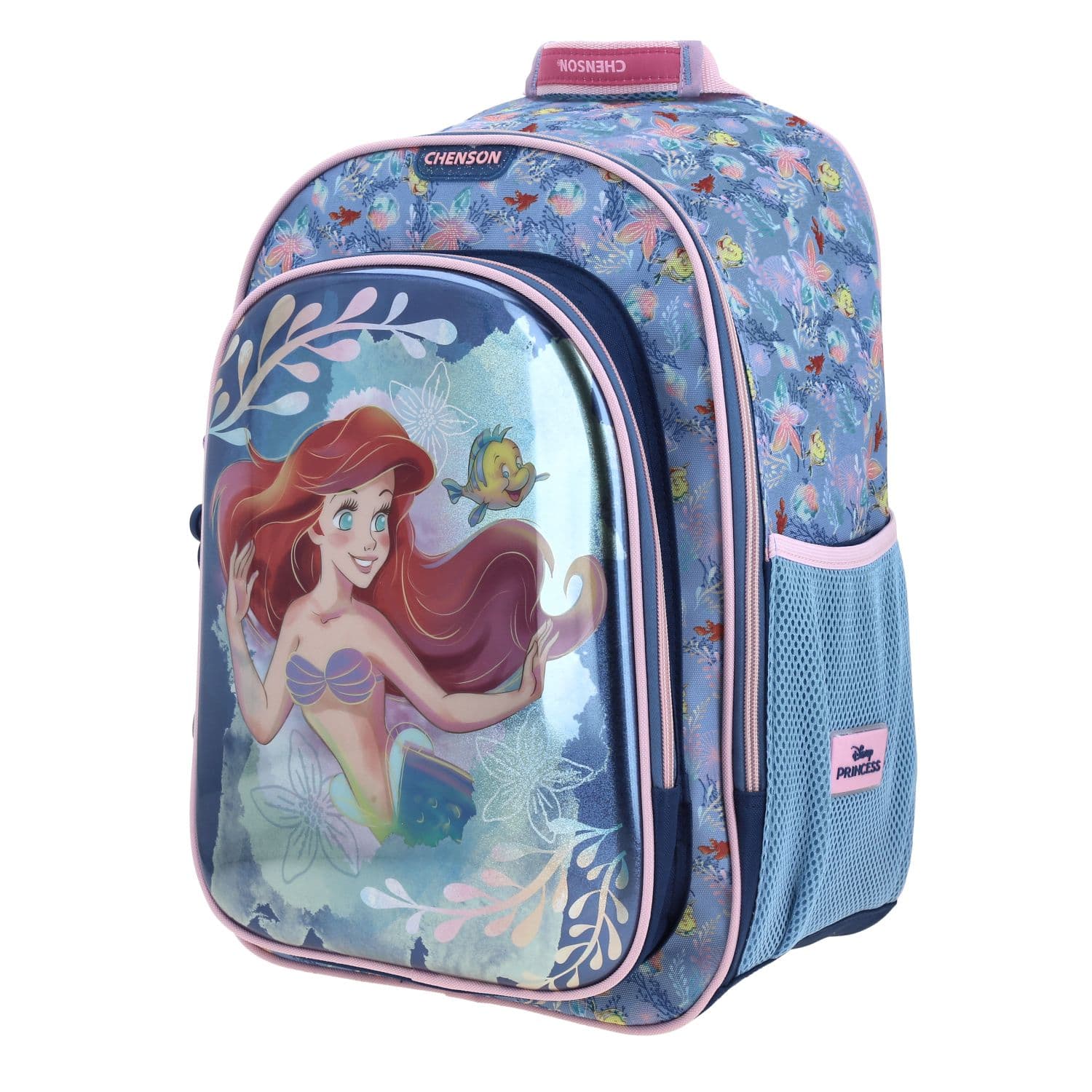 Kit Escolar Princesas by Chenson (Mochila + Lonchera + Lapicera) infantil 3