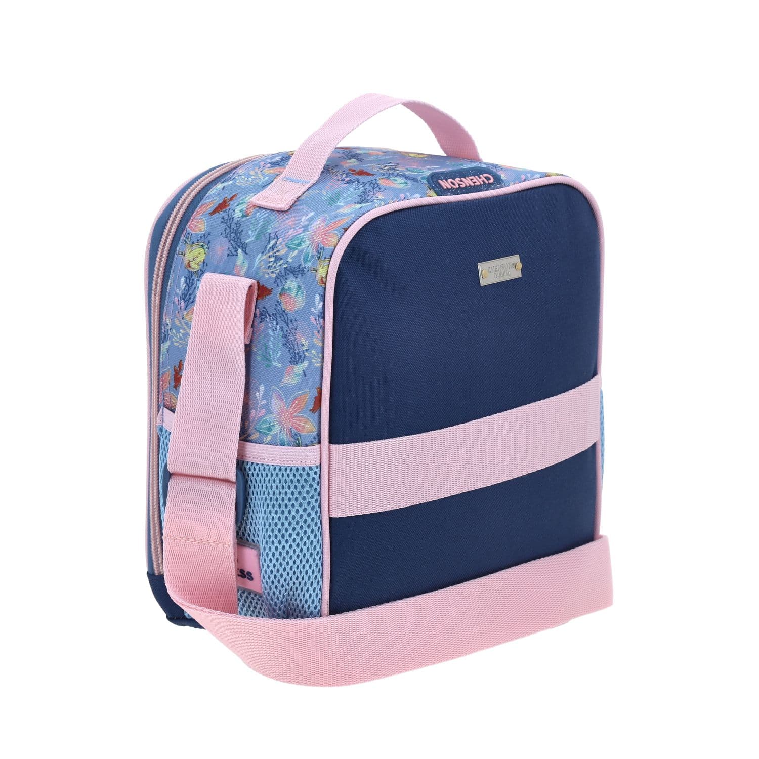 Lonchera escolar Princesas by Chenson azul térmica para niñas 3