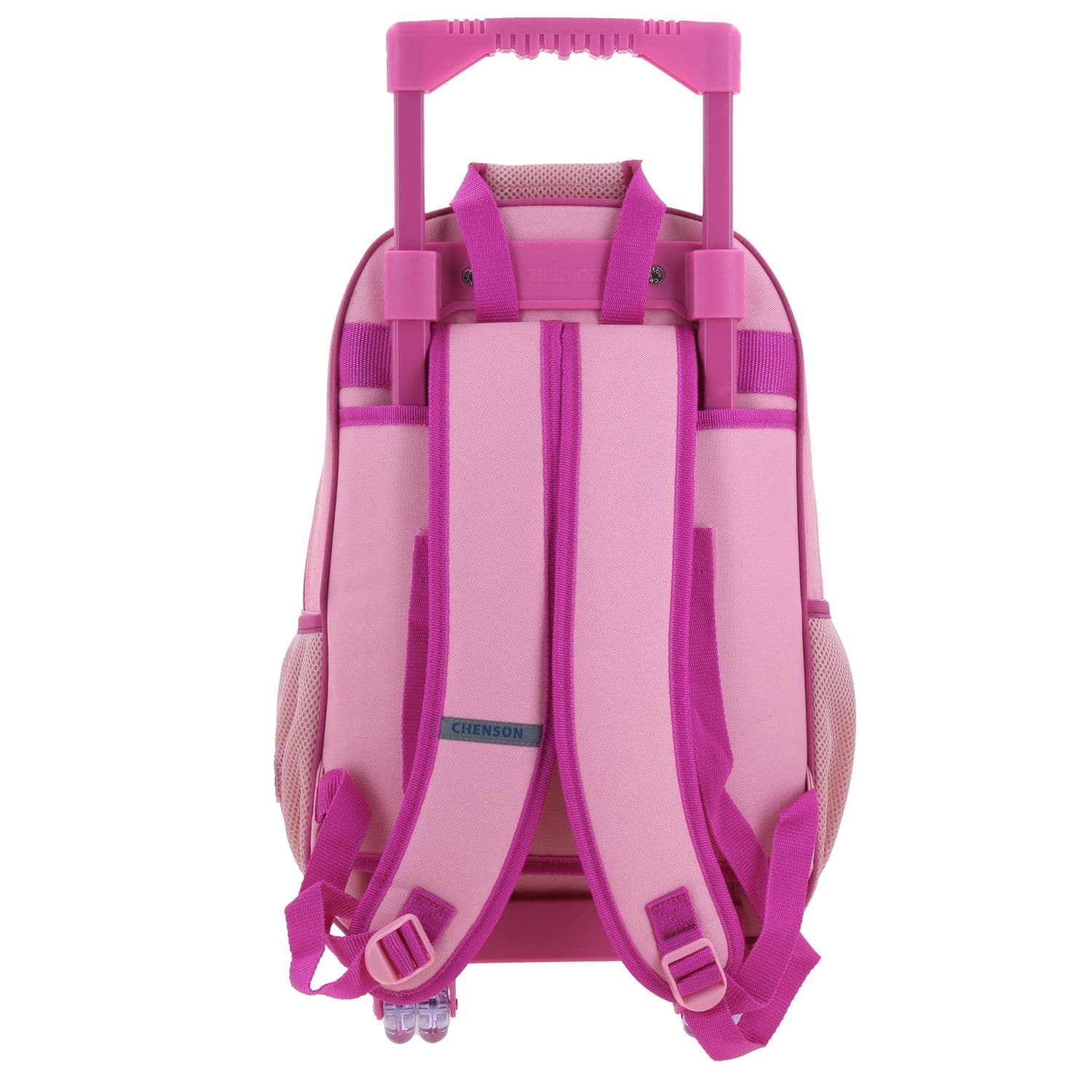 Mochila con Ruedas Princesas by Chenson Rosa para Niña - Diversión y Durabilidad 4