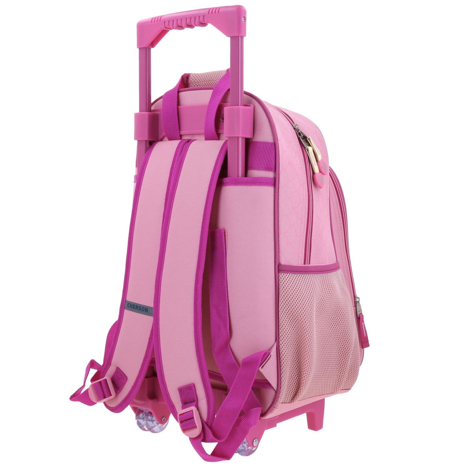 Mochila con Ruedas Princesas by Chenson Rosa para Niña - Diversión y Durabilidad 5