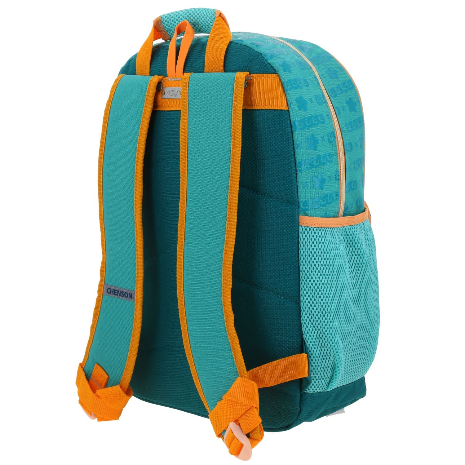 Mochila escolar para niña Princesas by Chenson Turquesa con múltiples bolsillos 5