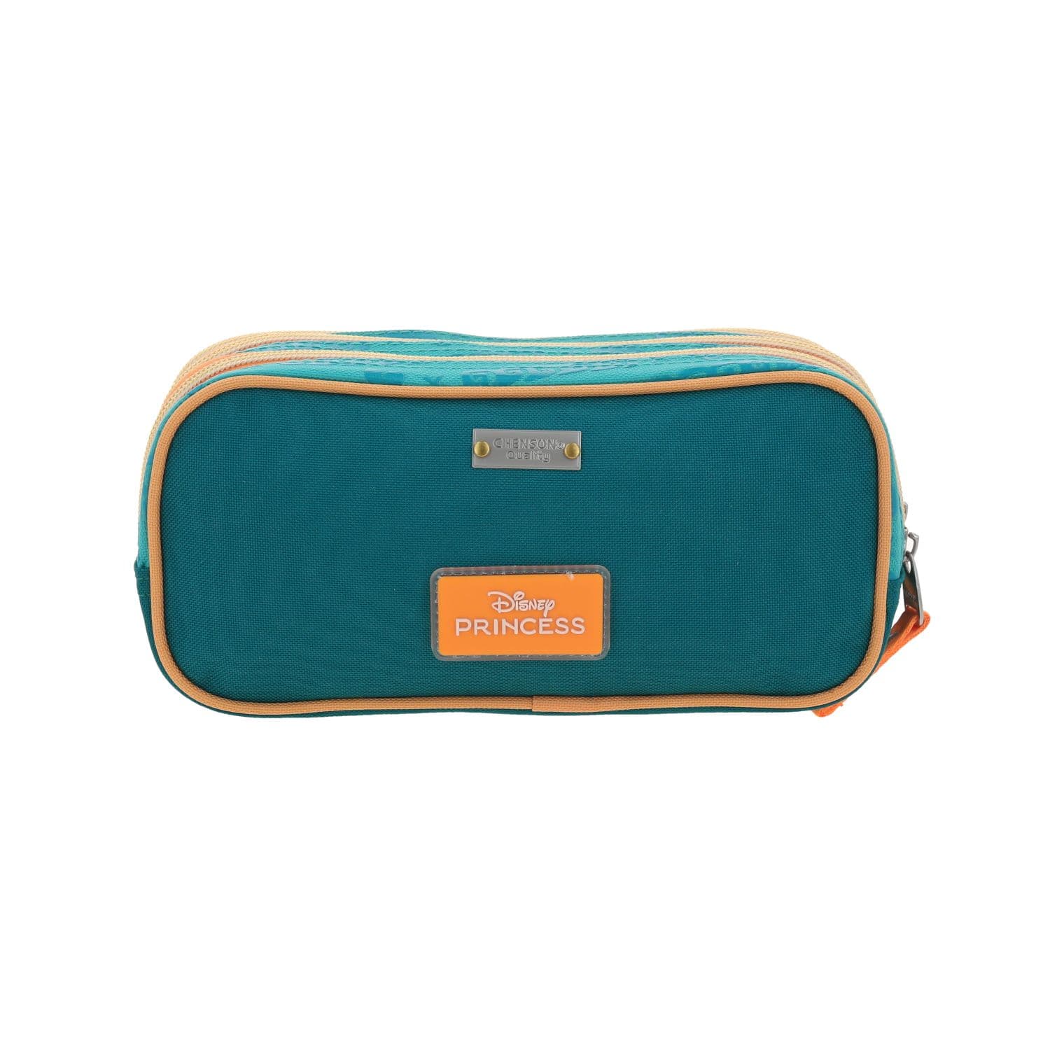 Lapicera escolar Princesas by Chenson Turquesa con triple compartimento 4