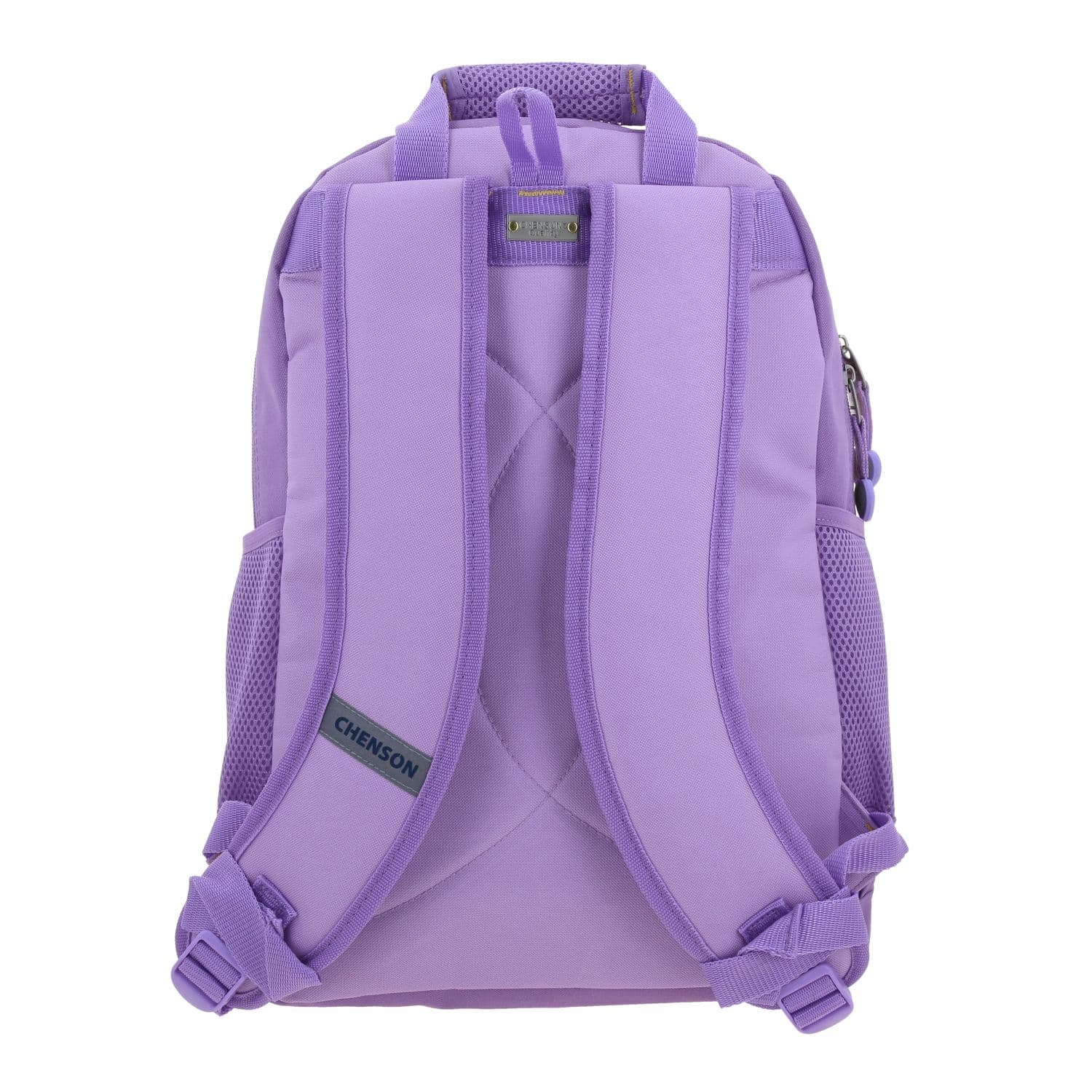 Mochila escolar para niña Princesas by Chenson violeta con cierre seguro 4