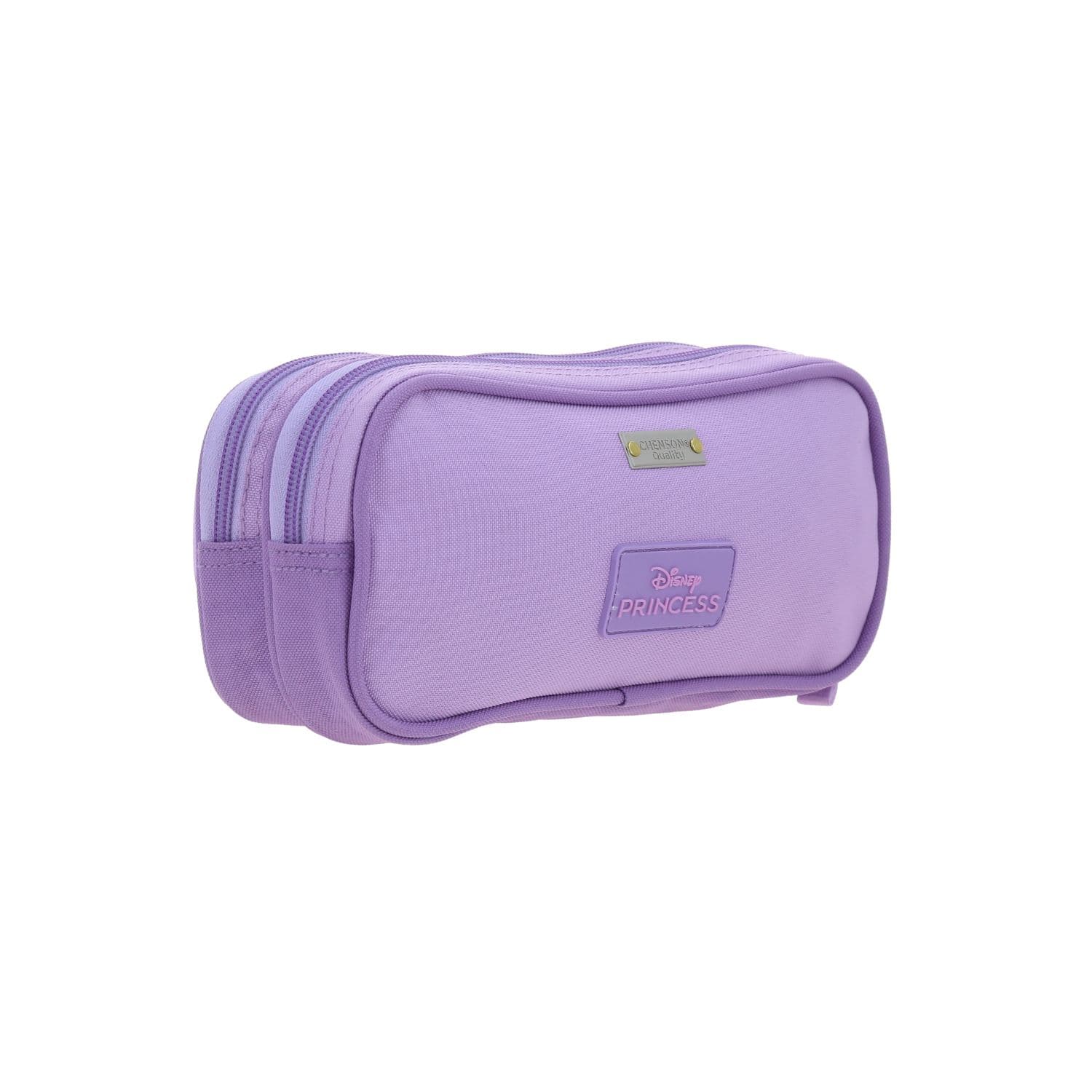 Lapicera escolar para niña Princesas by Chenson Violeta Doble Compartimento 3