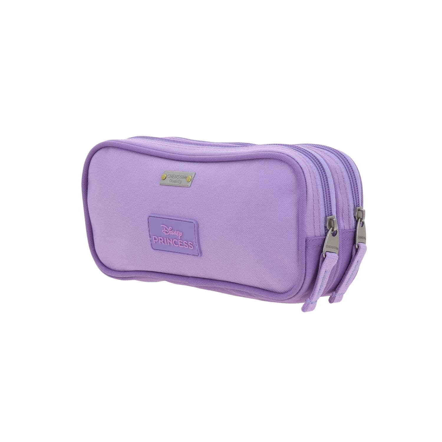 Lapicera escolar para niña Princesas by Chenson Violeta Doble Compartimento 5