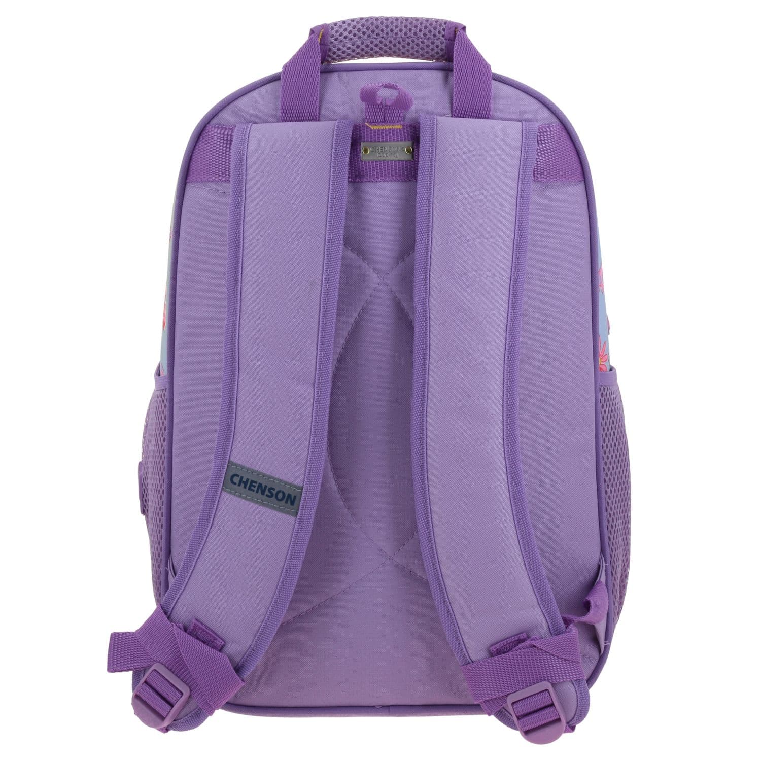 Mochila escolar para niña Princesas by Chenson color violeta divertida y segura 4