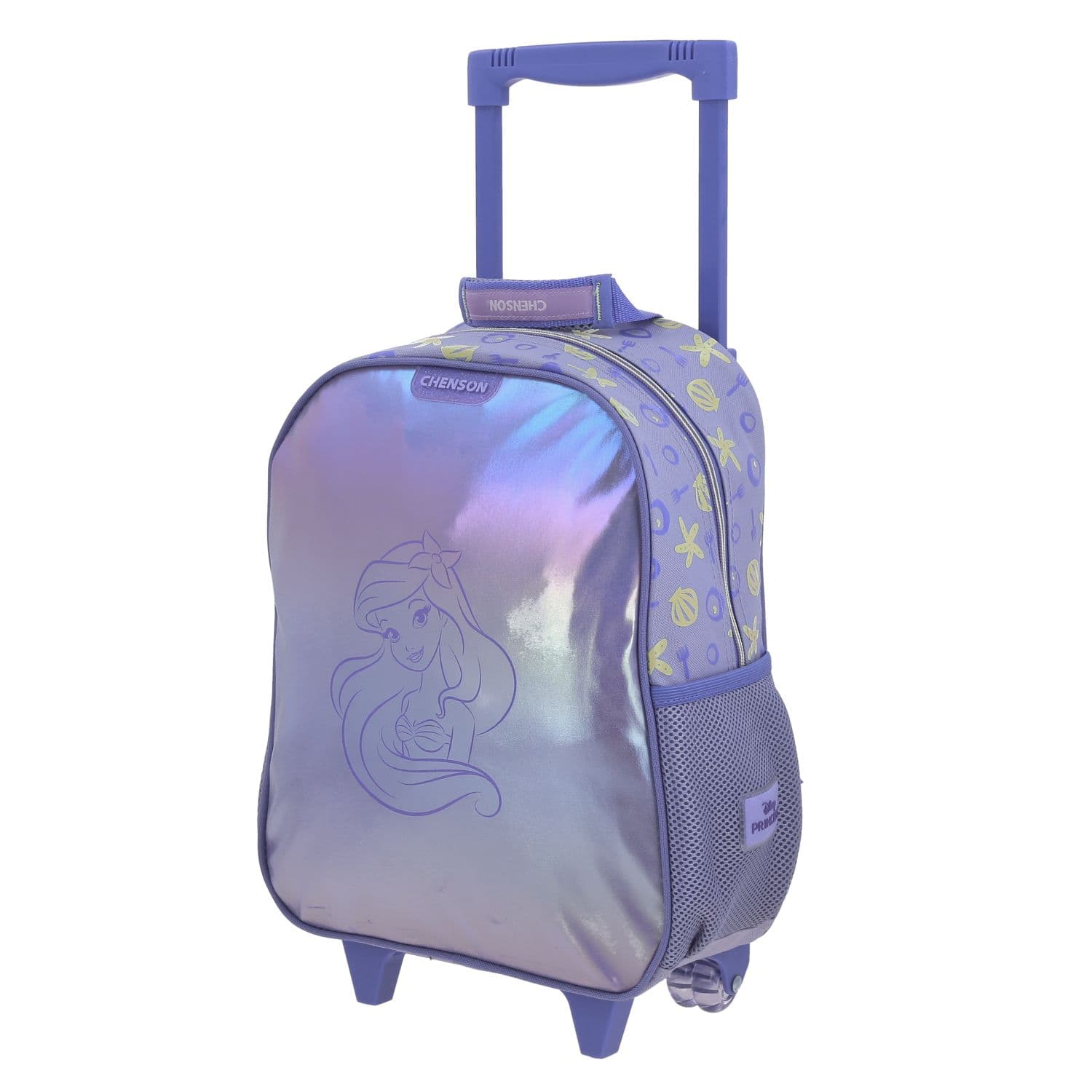 Mochila con Ruedas Princesas by Chenson Violeta para Niña - Diversión y Durabilidad 2