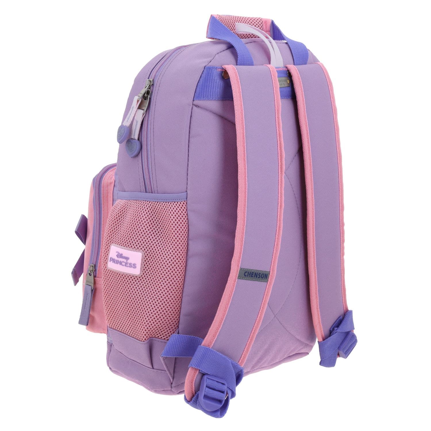 Mochila escolar para niña Princesas by Chenson Violeta con gran compartimento 3