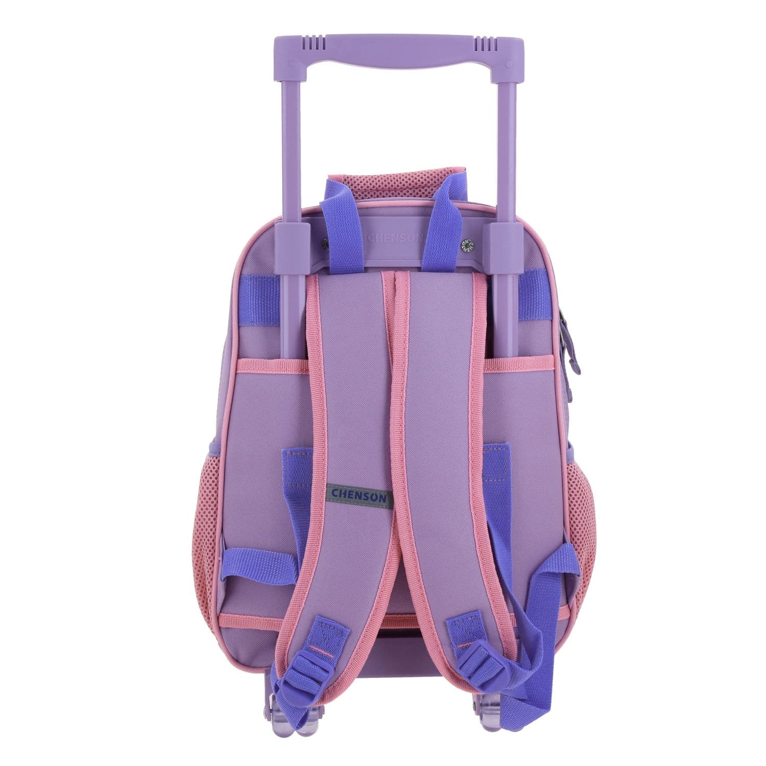 Mochila con Ruedas Princesas by Chenson Violeta para Niña - Diversión y Seguridad 4