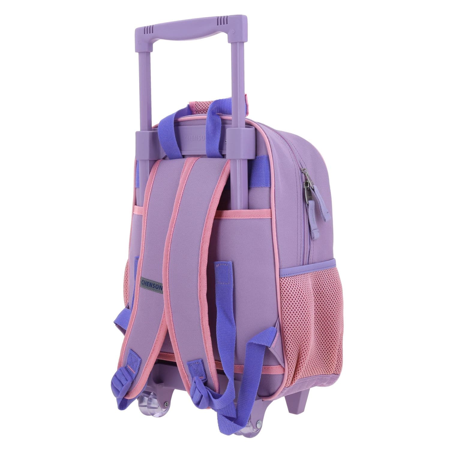 Mochila con Ruedas Princesas by Chenson Violeta para Niña - Diversión y Seguridad 5