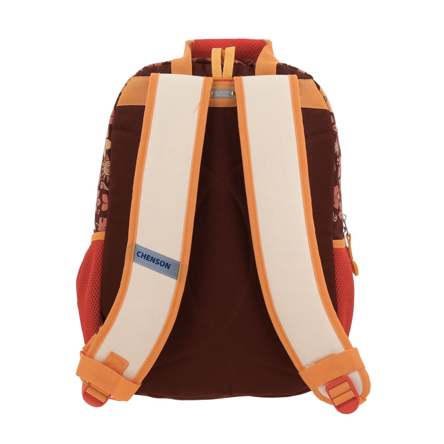 Mochila escolar para niña Princesas by Chenson Beige con divertido diseño 4