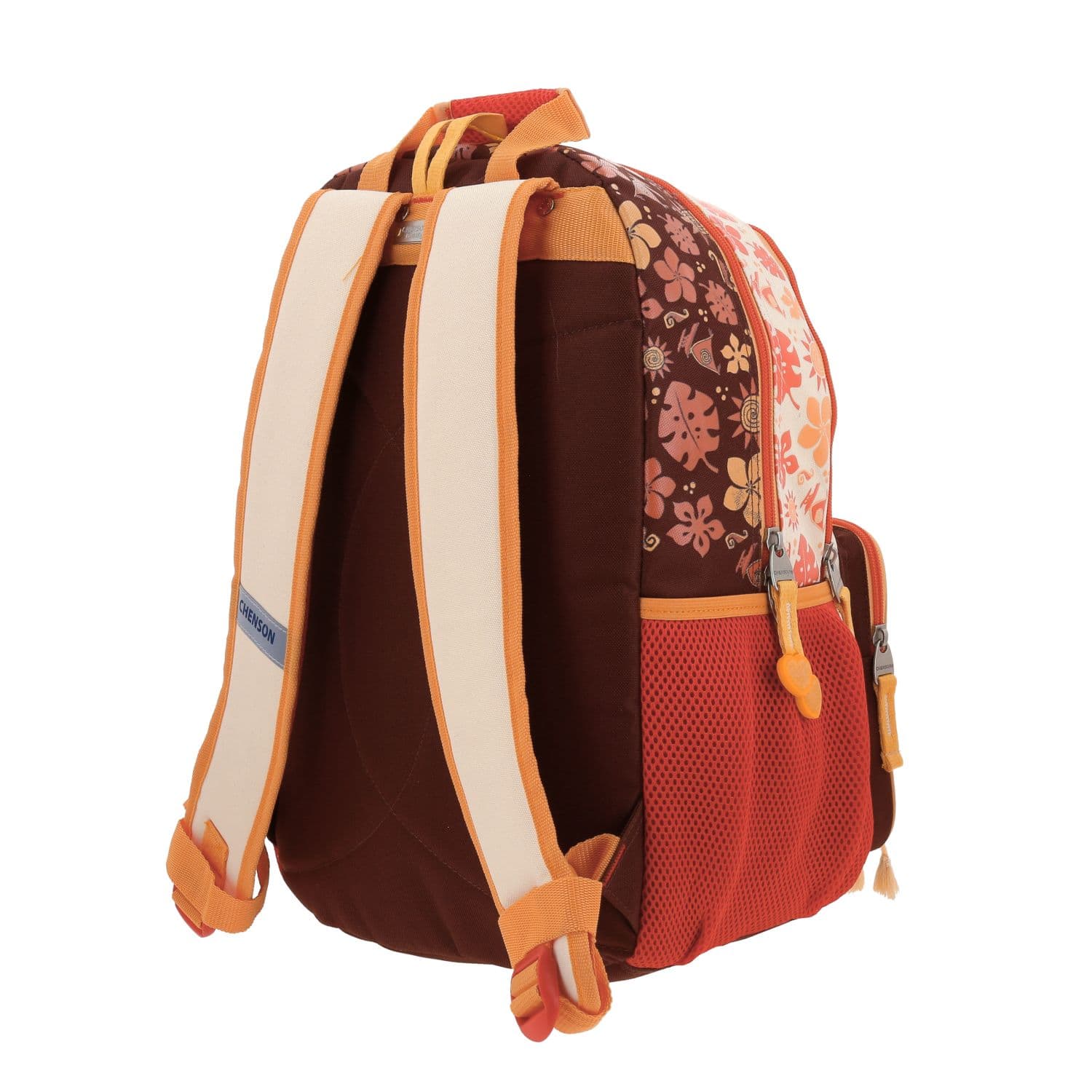 Mochila escolar para niña Princesas by Chenson Beige con divertido diseño 5