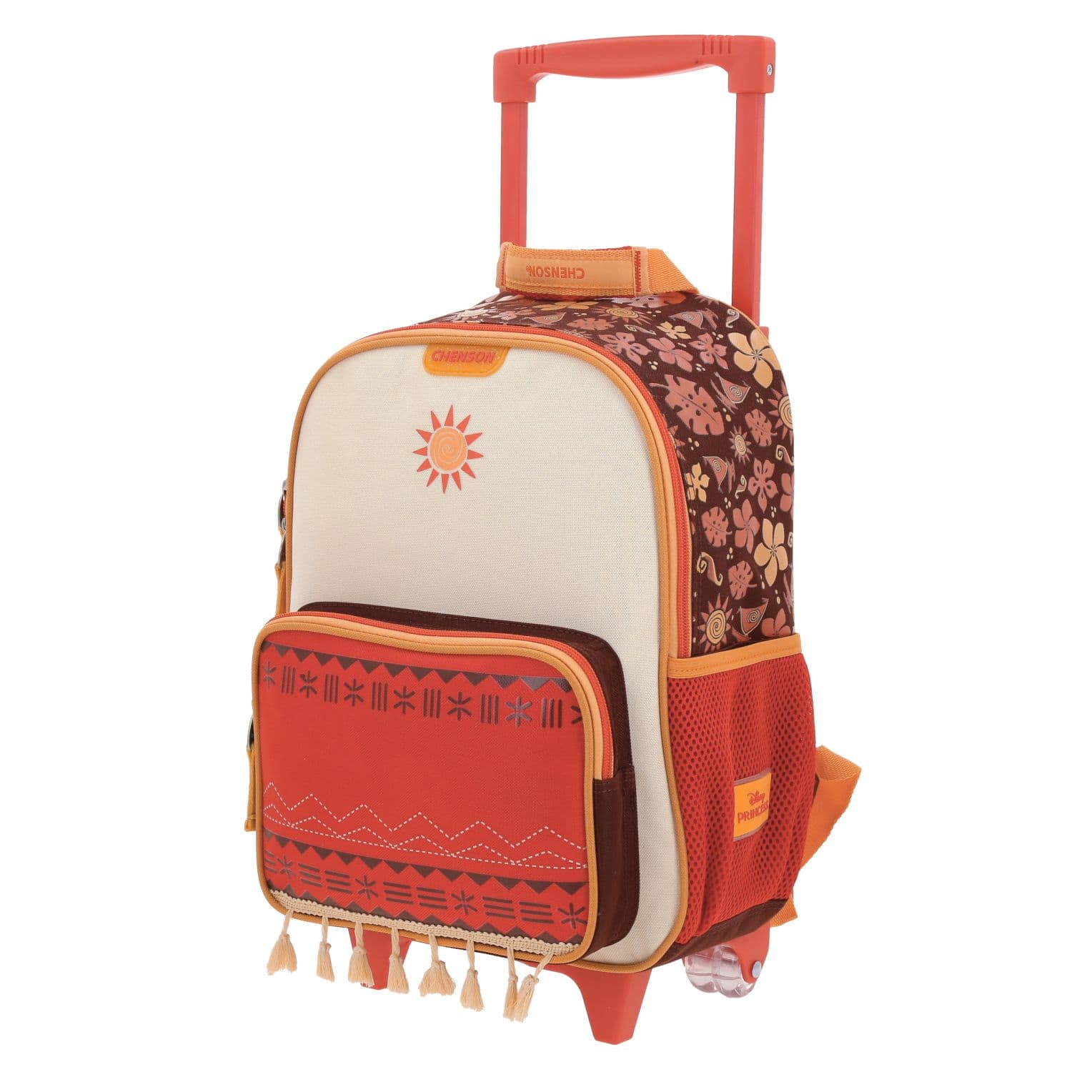 Mochila con Ruedas Princesas by Chenson Beige para Niña - Divertida y Segura 2