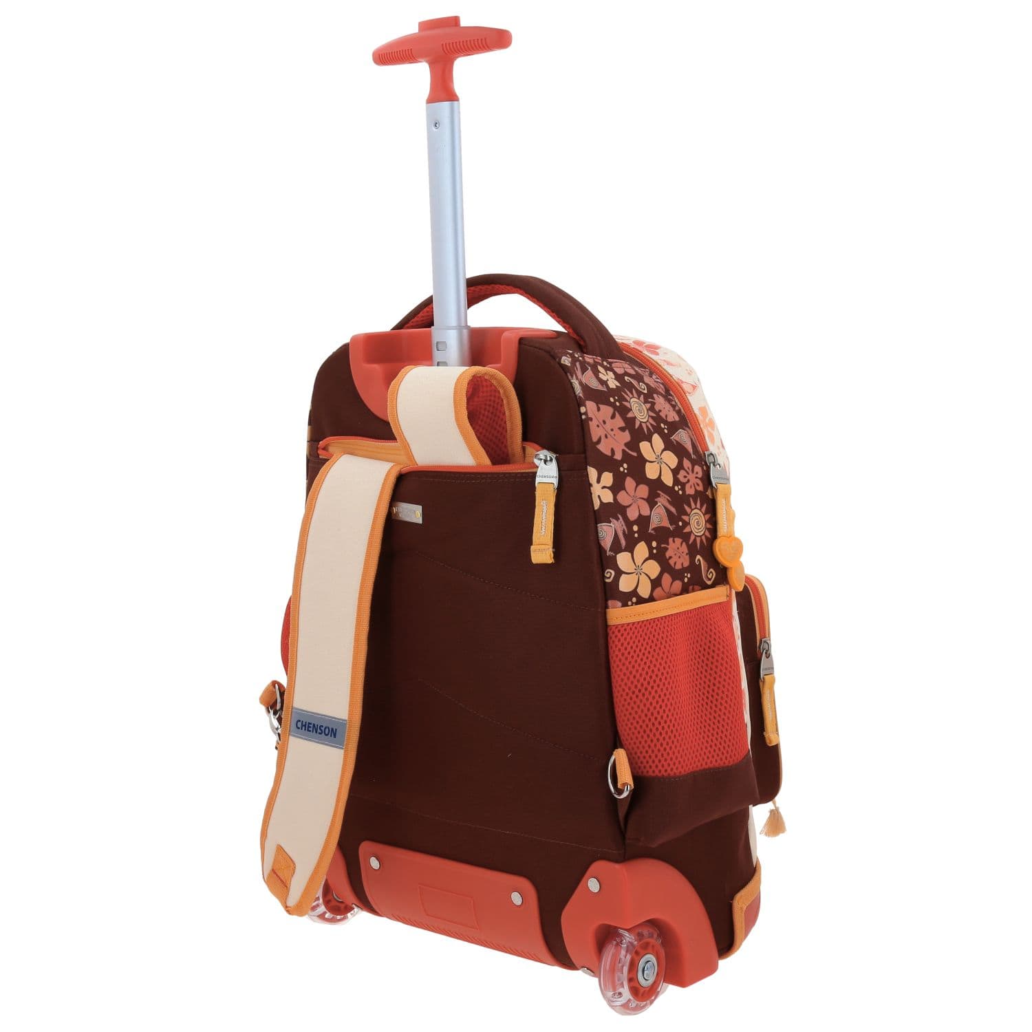 Mochila con Ruedas Princesas by Chenson Beige para Niña - Diversión y Durabilidad 5