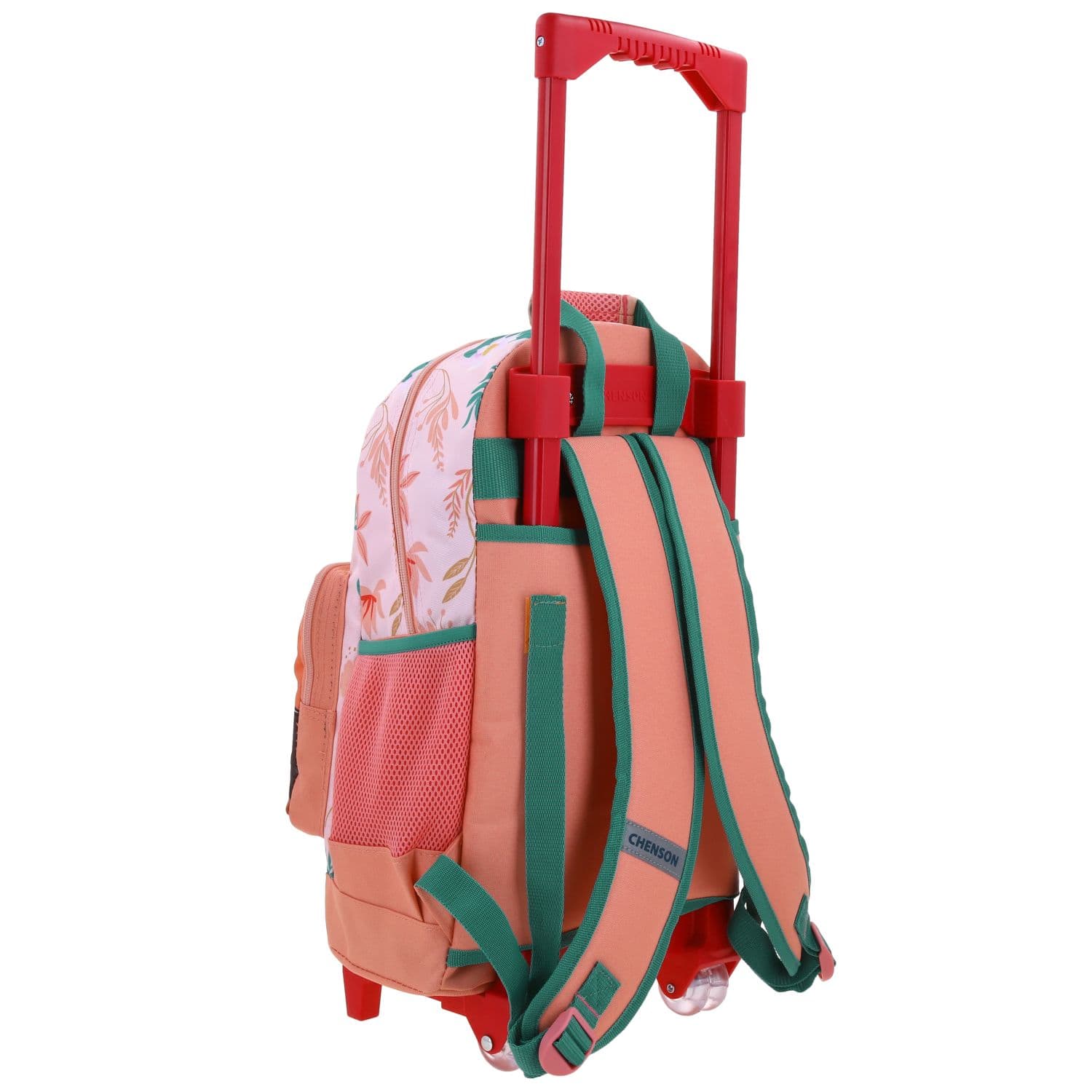 Mochila con Ruedas Princesas by Chenson Naranja para Niña - Divertida y Segura 3