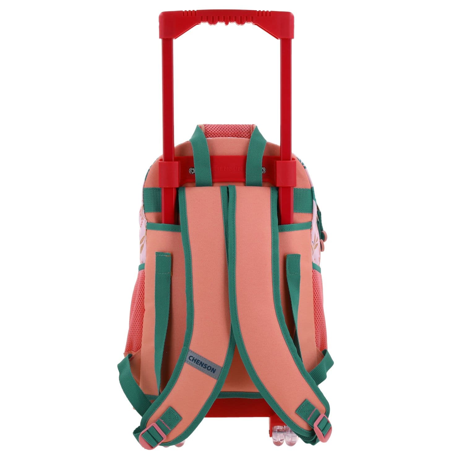 Mochila con Ruedas Princesas by Chenson Naranja para Niña - Divertida y Segura 4