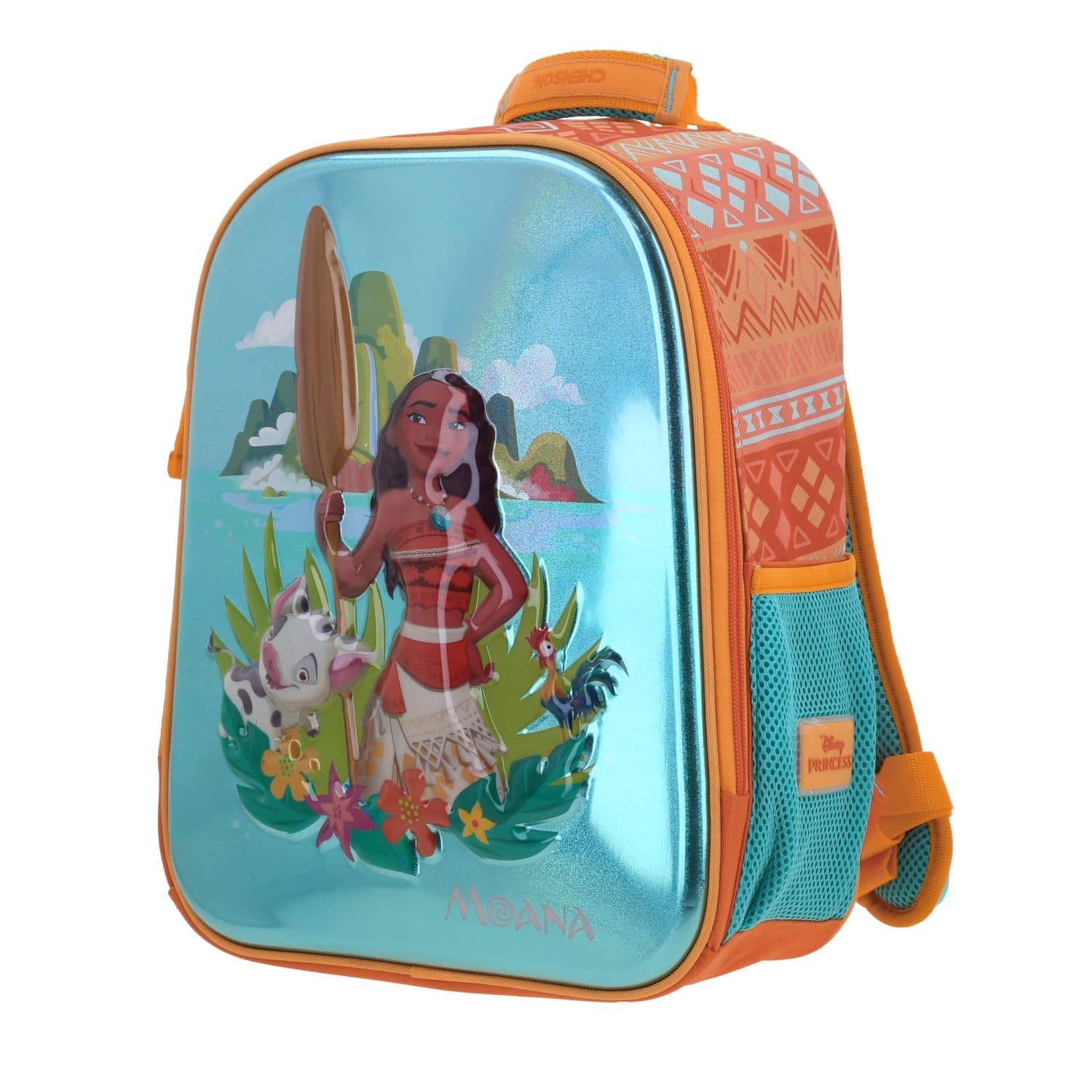 Mochila kinder para niña Princesas by Chenson color naranja | Duradera y divertida 2