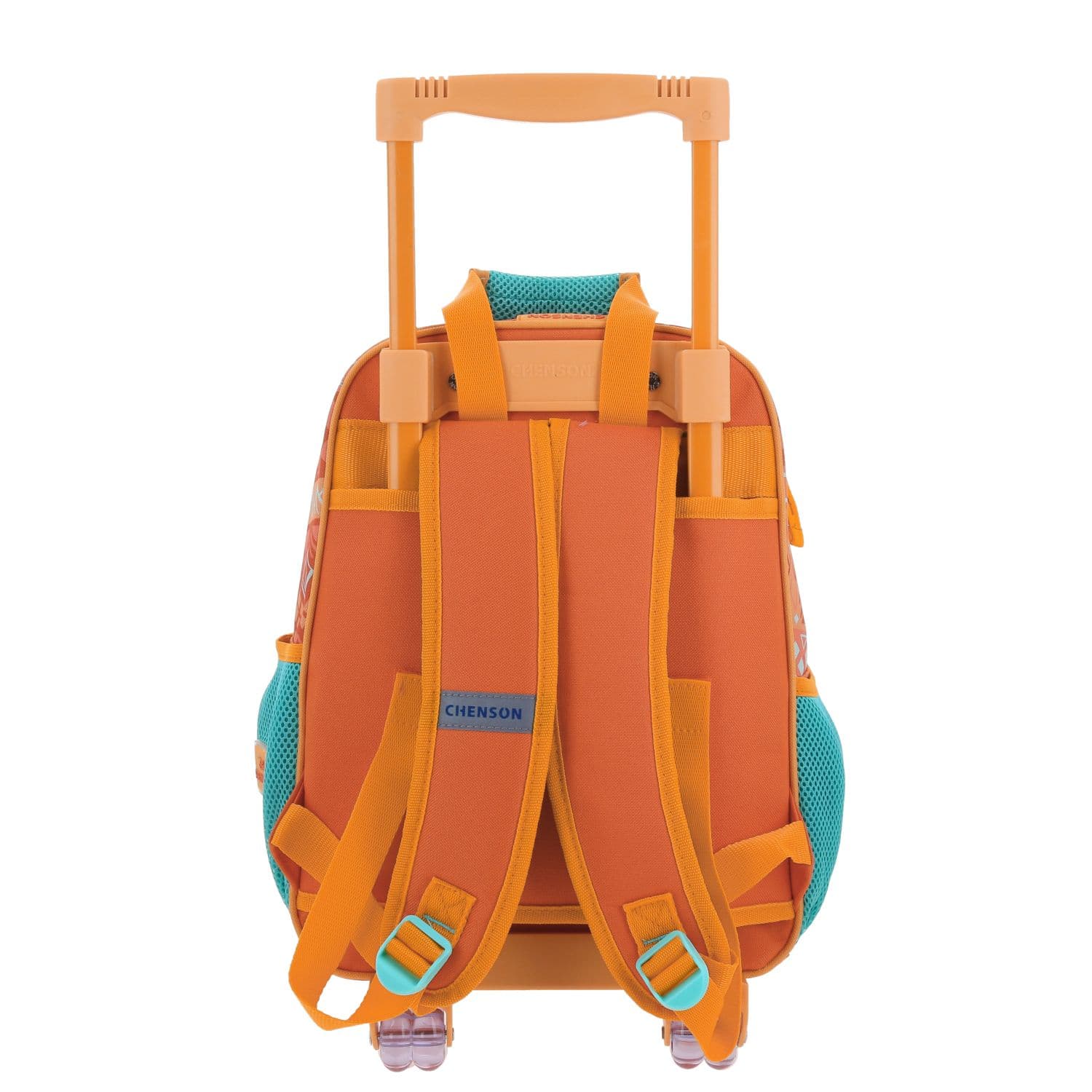 Mochila con Ruedas Princesas by Chenson Naranja para Niña - Diversión y Durabilidad 4