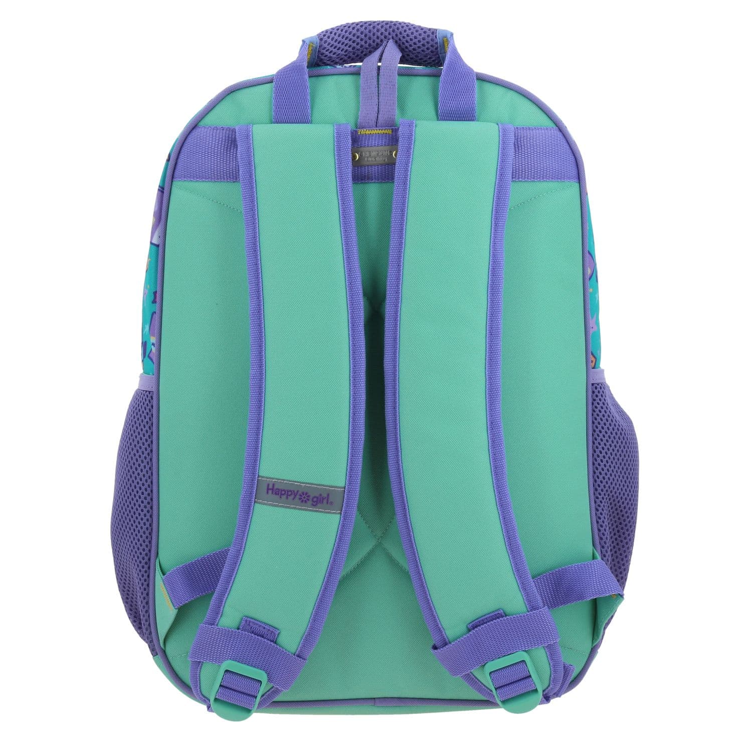 Mochila escolar para niña Vania Bachur Turquesa - Divertida y segura 4