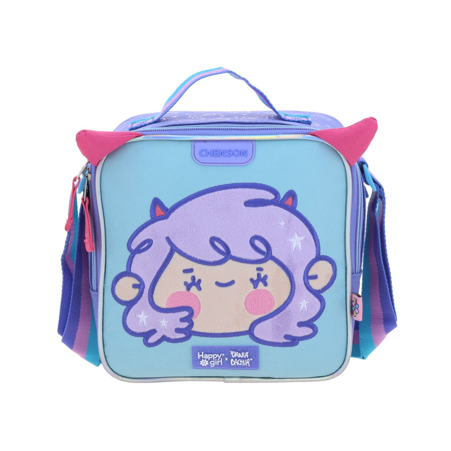 Lonchera escolar Vania Bachur Uva - Térmica y divertida para niñas