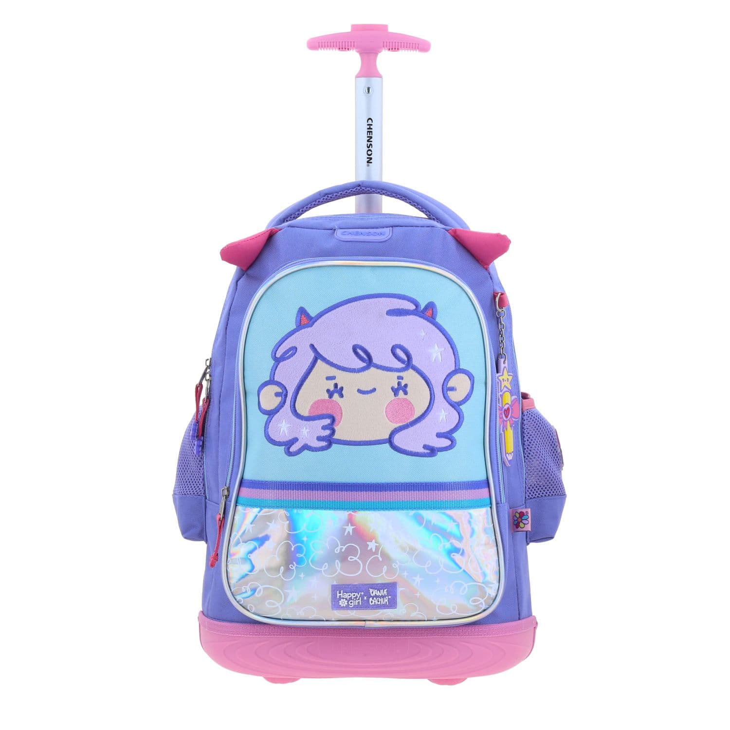 Mochila con Ruedas Vania Bachur Uva para Niña - Divertida y Duradera