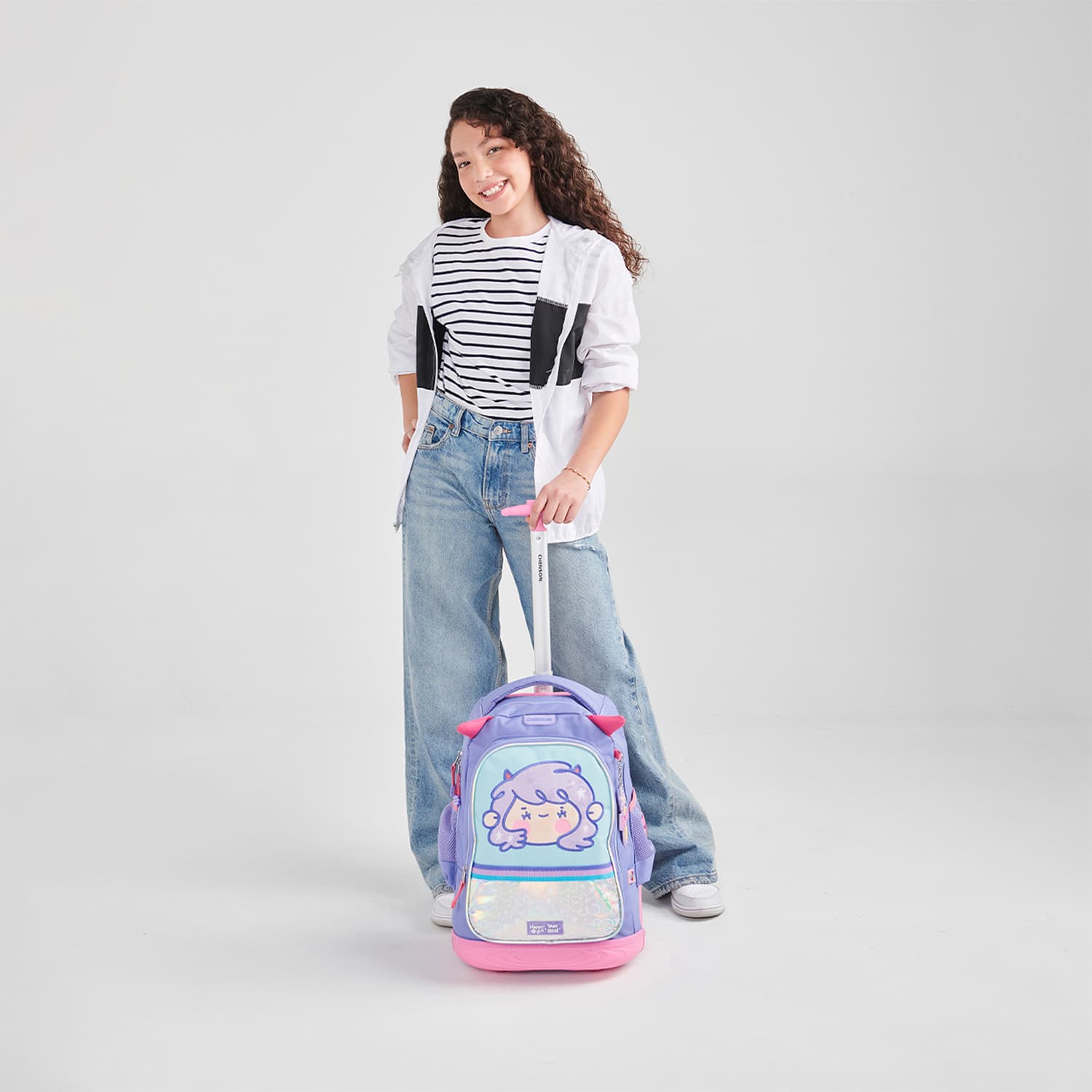 Mochila con Ruedas Vania Bachur Uva para Niña - Divertida y Duradera - vista 2