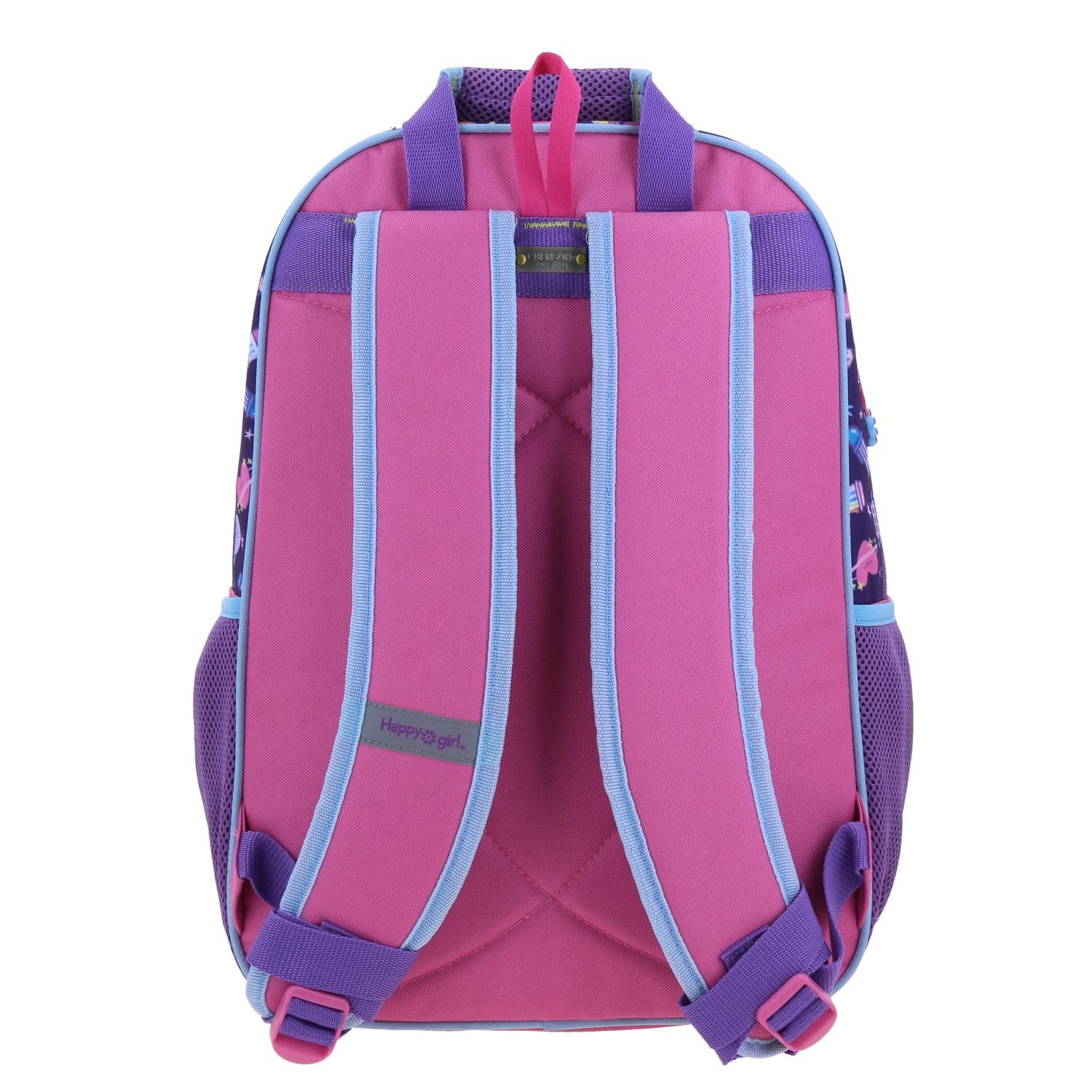 Mochila escolar para niña Vania Bachur Rosa con compartimentos seguros 4