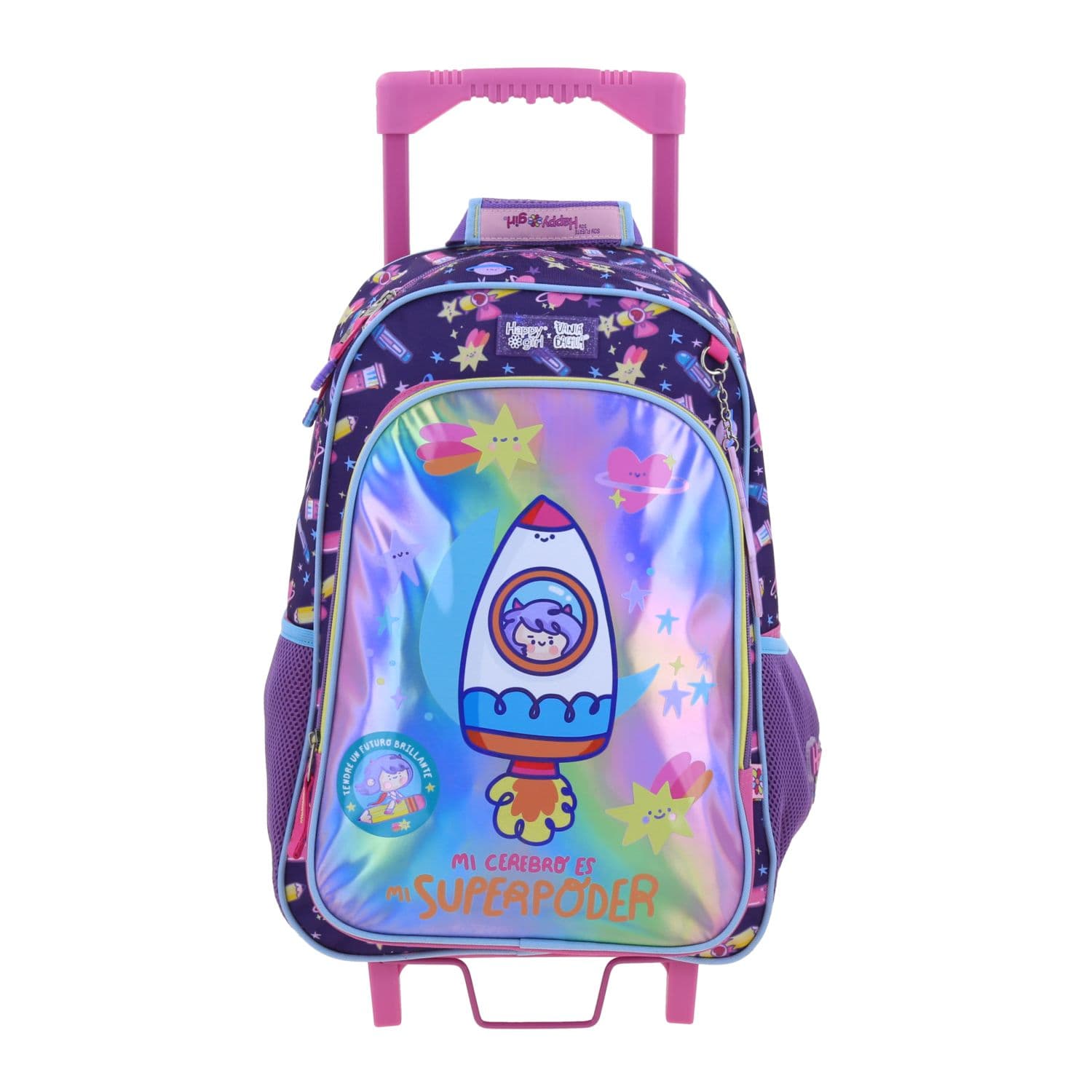 Mochila con Ruedas Rosa para Niña Vania Bachur by Chenson - Divertida y Duradera
