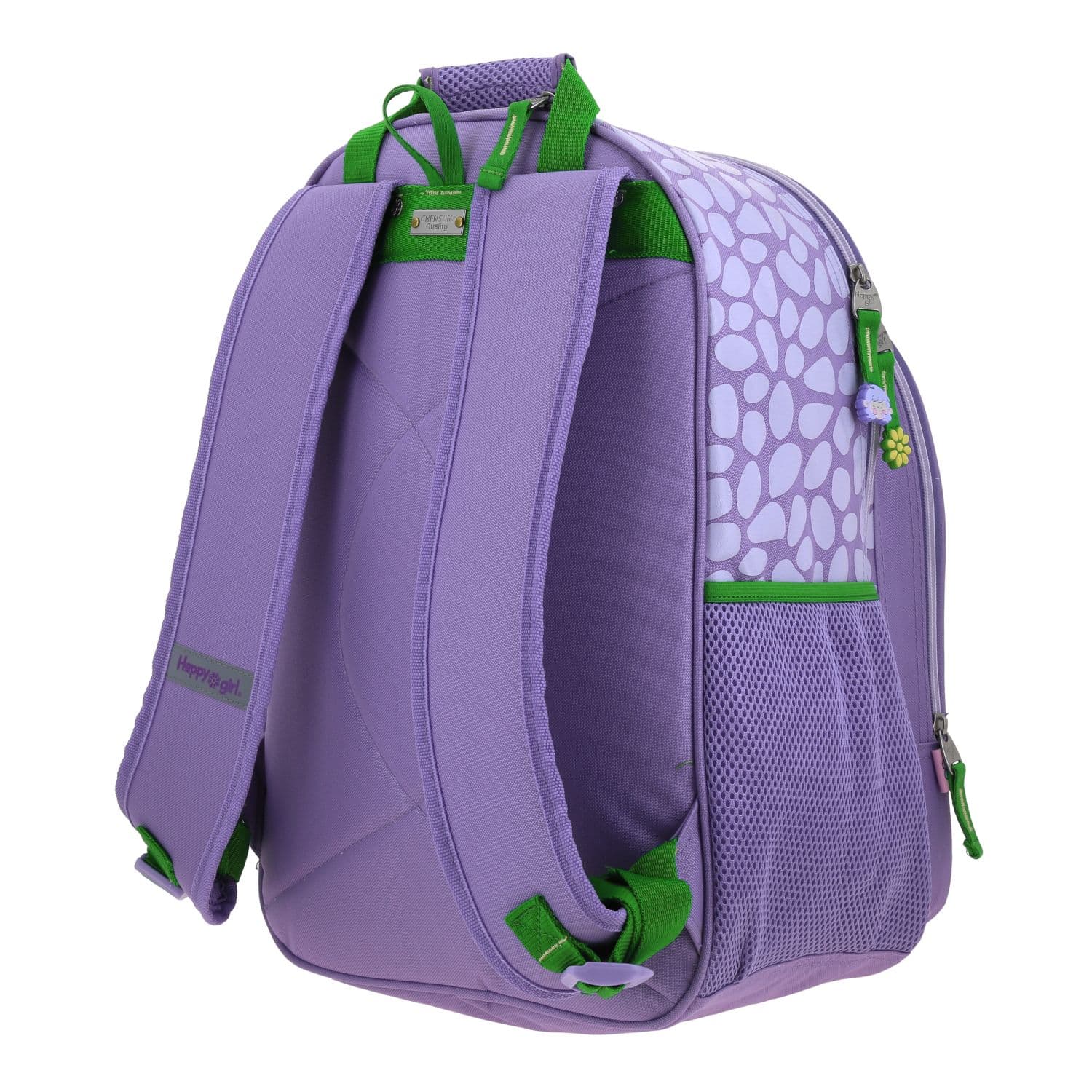 Mochila escolar para niña Vania Bachur Violeta con capucha integrada 5