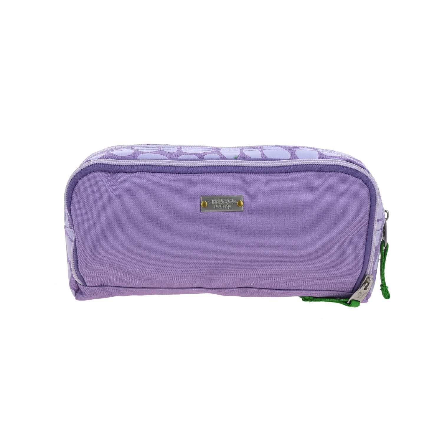 Lapicera escolar para niña Vania Bachur Violeta con triple compartimento 4